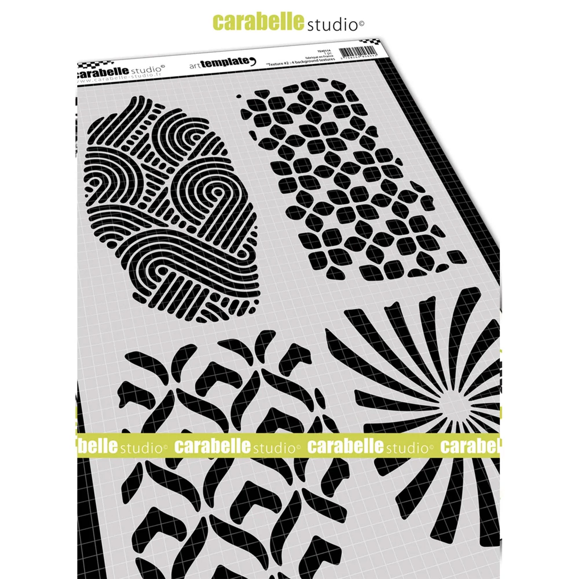 A4 Carabelle Stencil - Stunning Background Textures 2