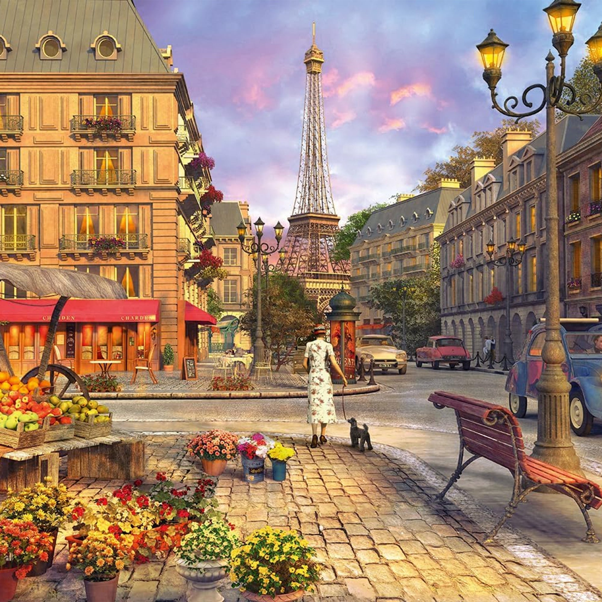 Adult's Dream: A Walk in Paris 500-Piece Puzzle