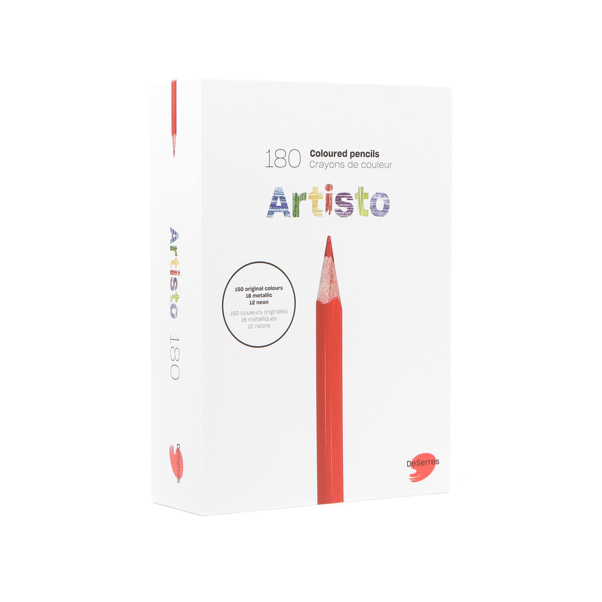 Artisto 180-Piece Coloured Pencil Set - Unleash Your Creativity!