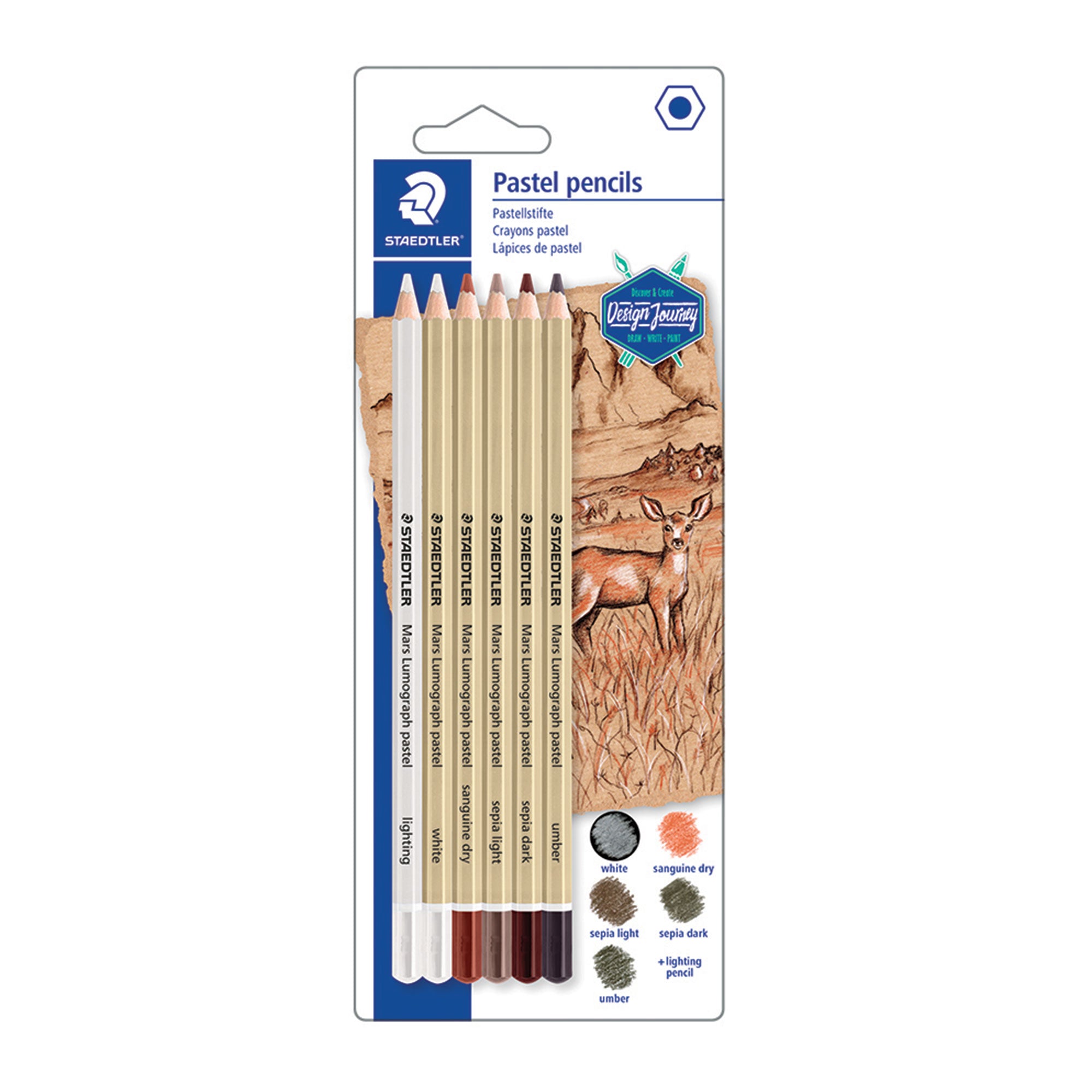 Lumograph Pastel Pencils 6-Pack - Unleash Your Creativity!