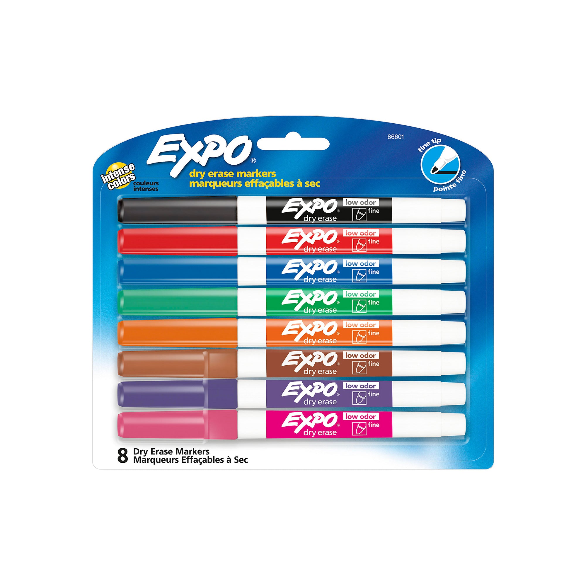 8-Pack EXPO Dry-Erase Markers in Assorted Colors - Ideal for All Your Writing Needs