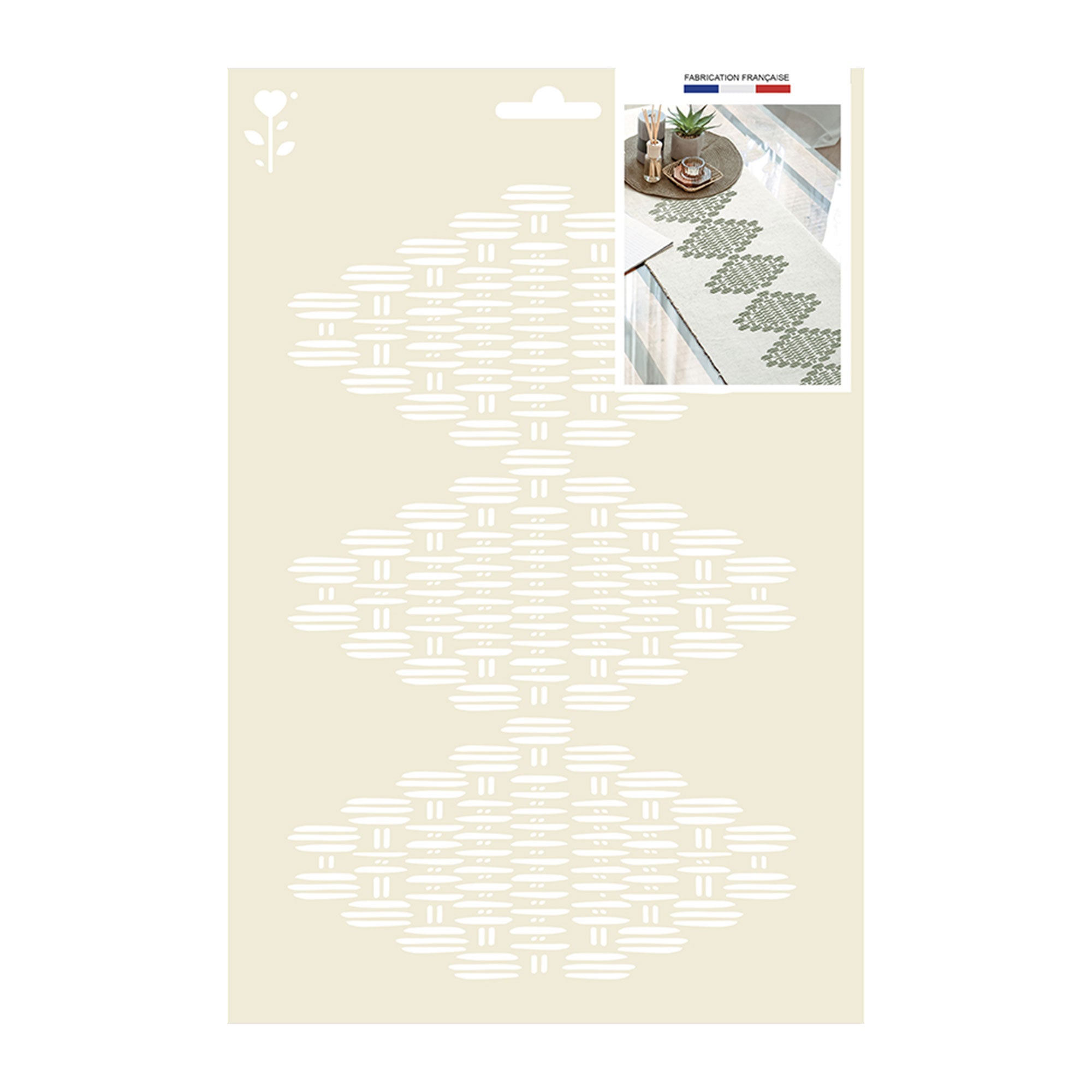 Gorgeous A4 Wicker Stencil