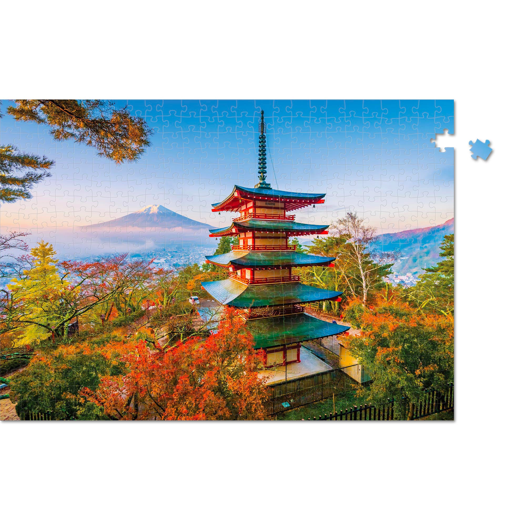 Calypto 500-Piece XL Mount Fuji Puzzle - A Colorful Adventure