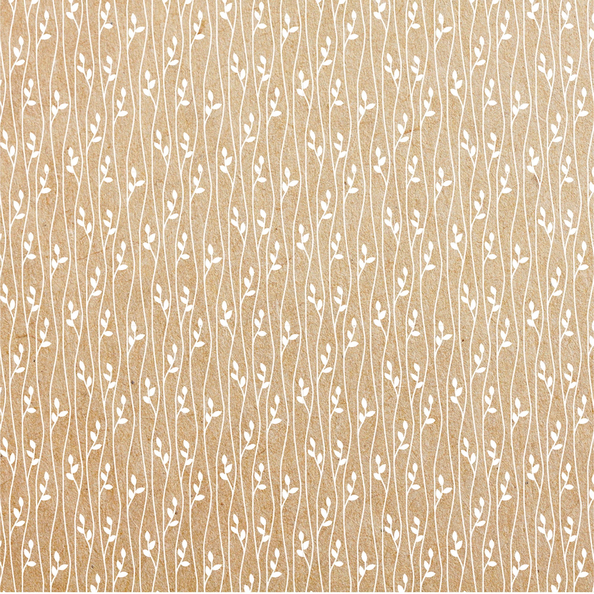 Enchanting Floral Kraft A4 Printer Paper Pad