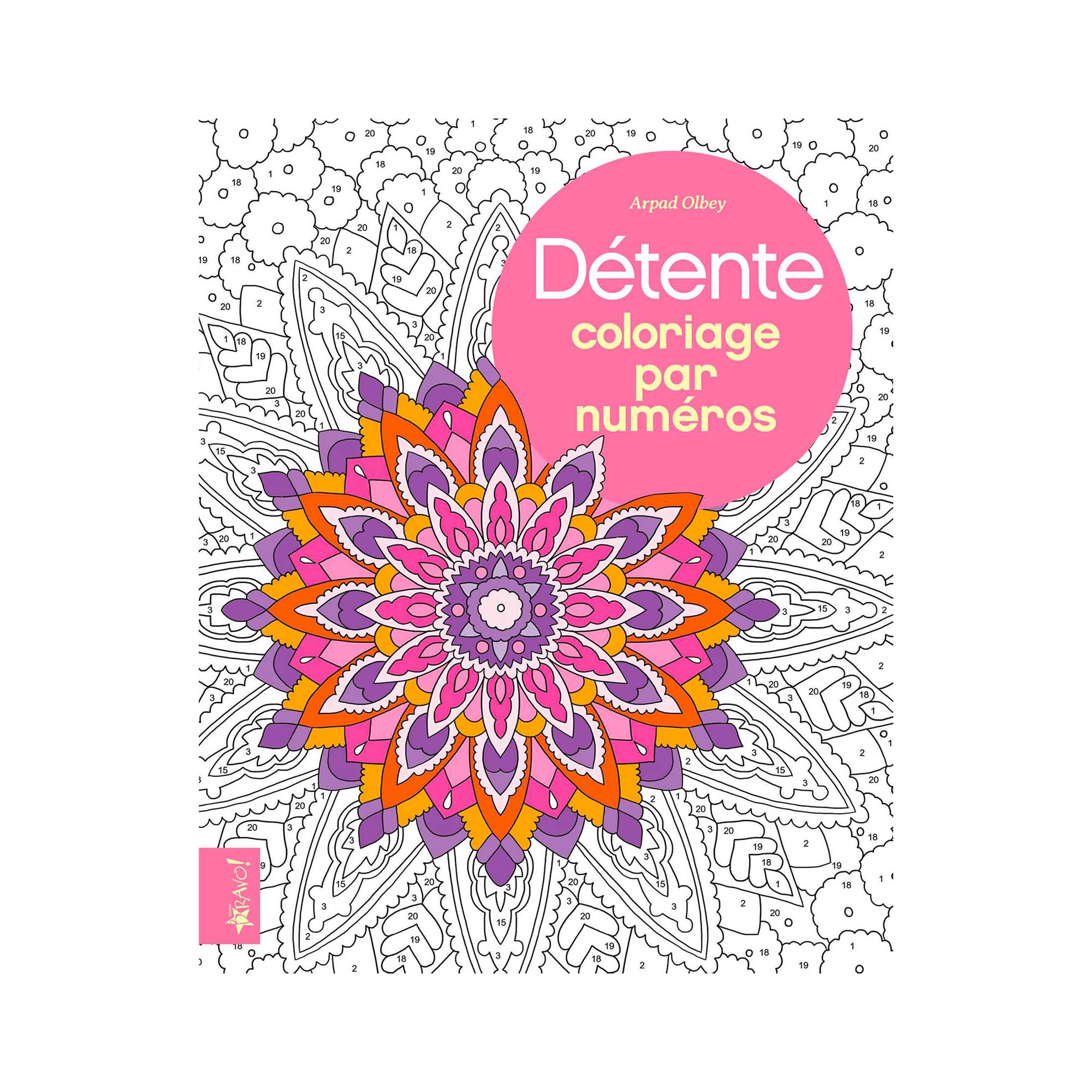 French Edition: Relaxing Color by Numbers