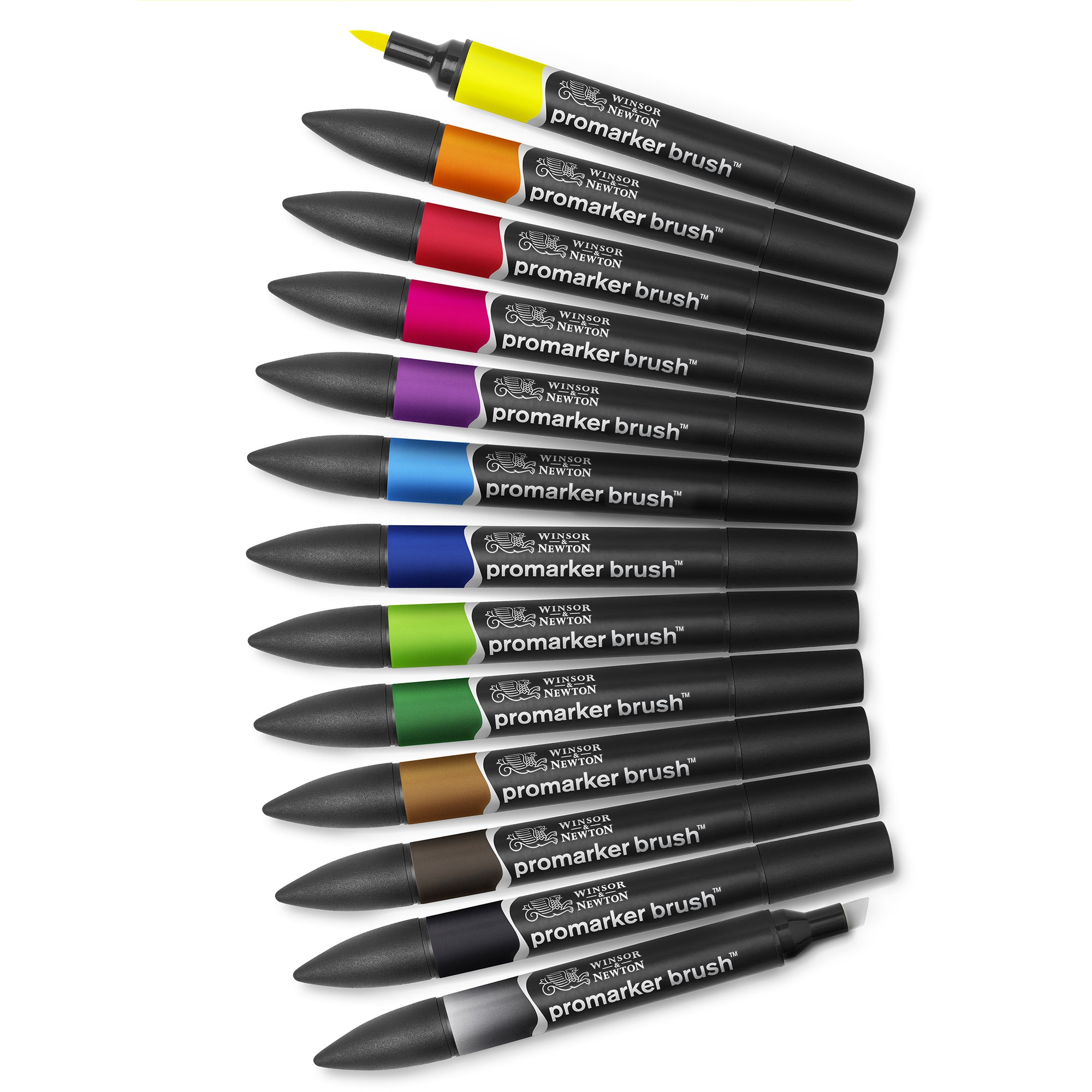 Unleash Your Creativity with the 12-Piece Double-Tip Promarker Marker Set in Stunning Vibrant Colors!