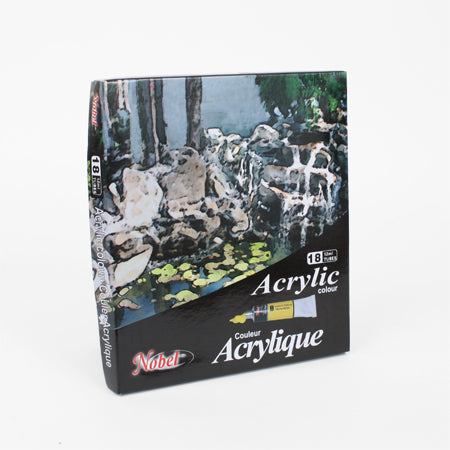 Amazing 18-Color Acrylic Paint Set - Unleash Your Creativity!