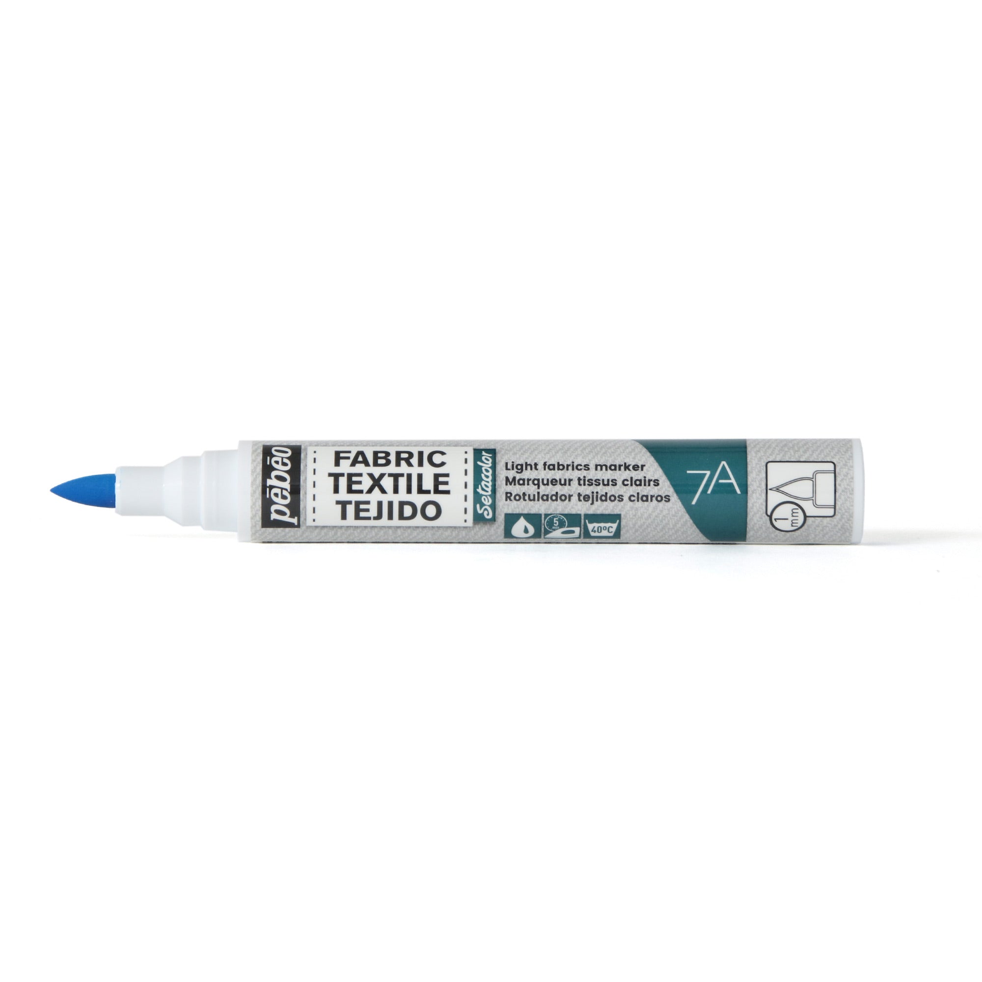 7A Premium Light Fabric Markers - Set of 12