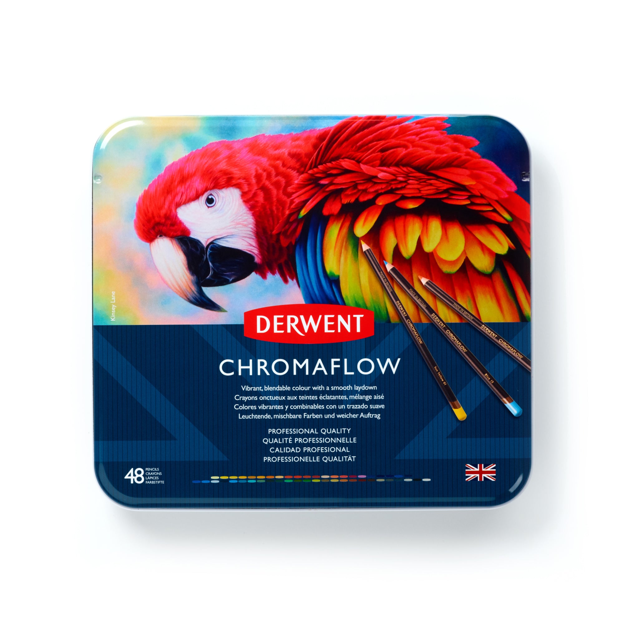 48-Piece Derwent Chromaflow Pencil Set - Unleash Your Creativity!