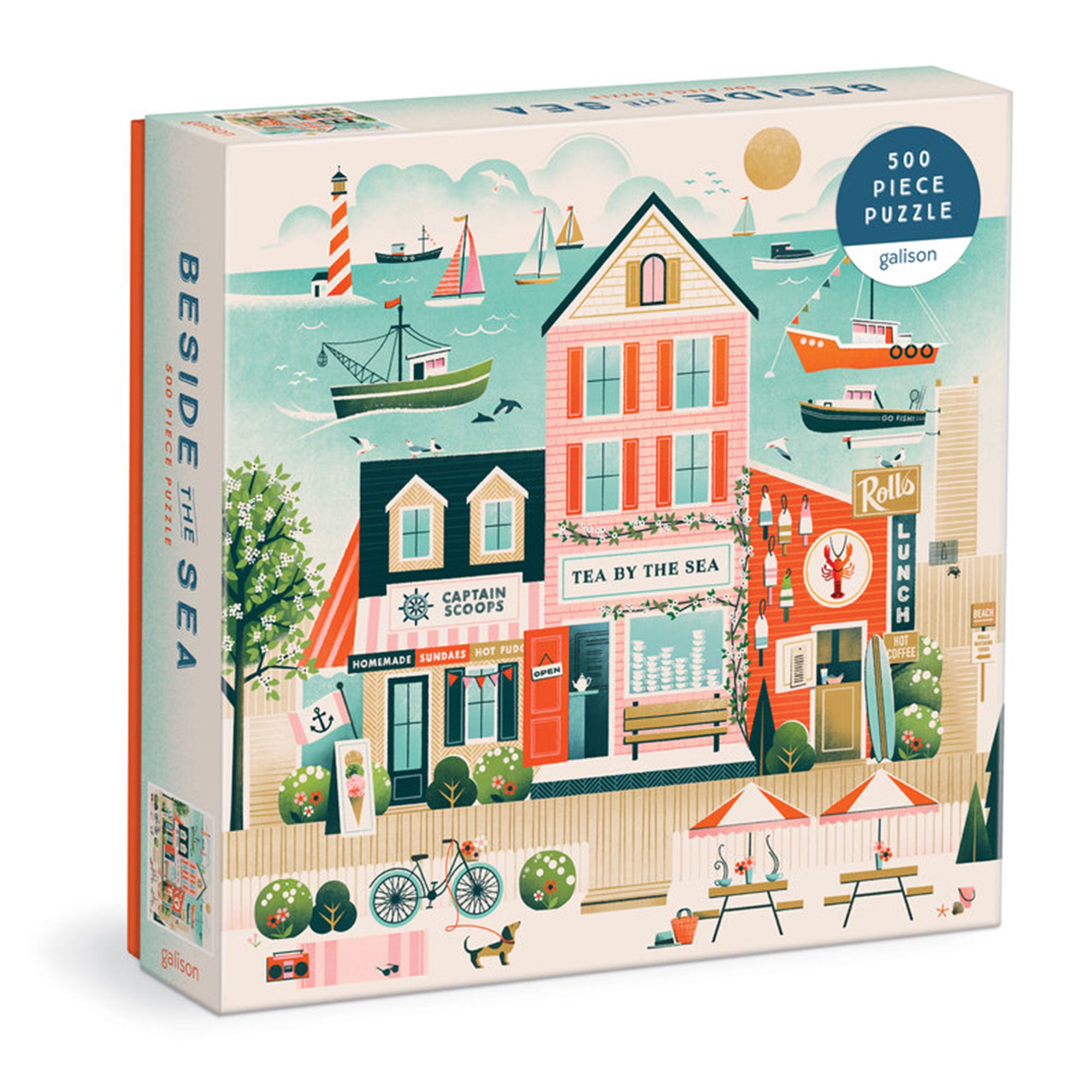 Enchanting 500-Piece 'Beside the Sea' Puzzle