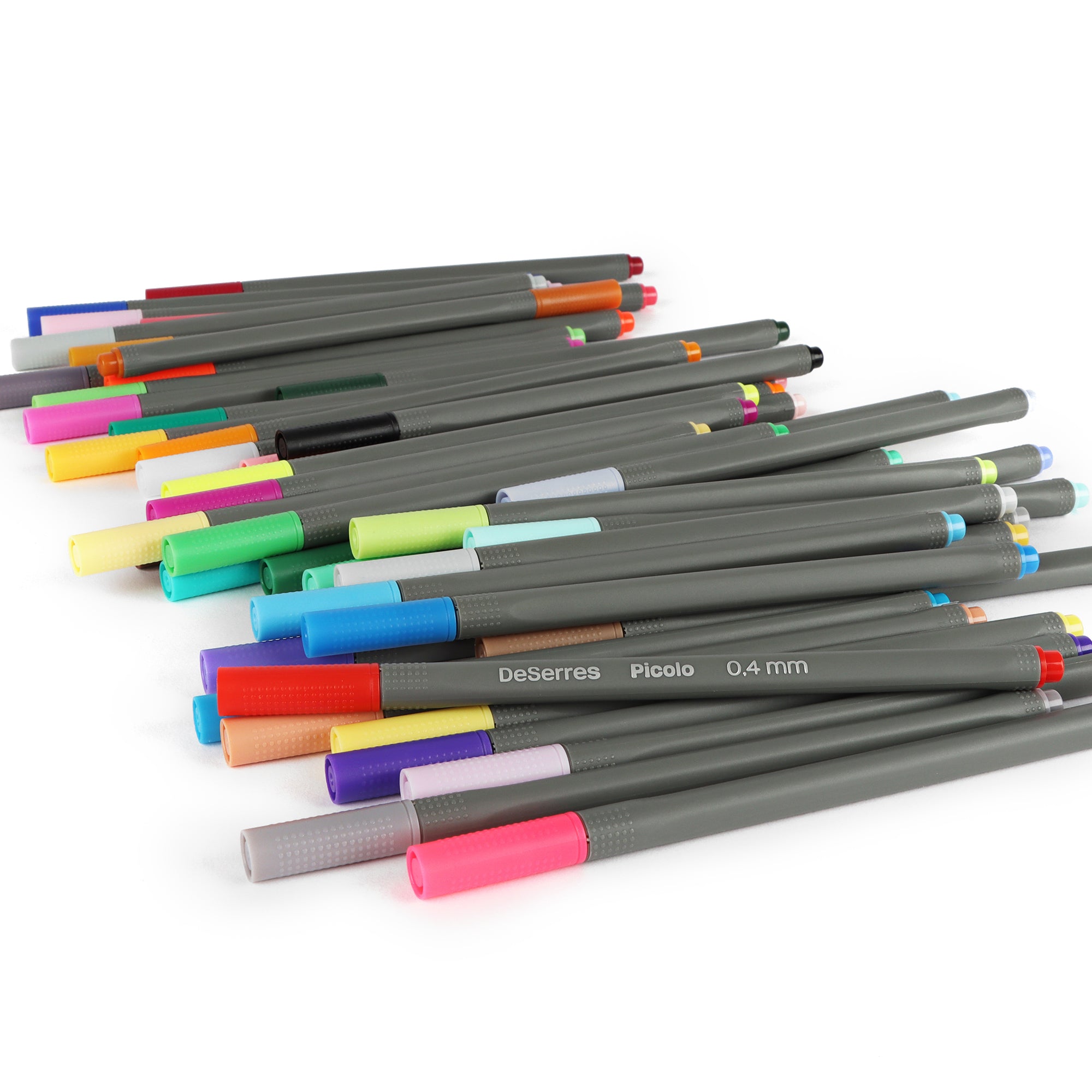 48-Pack Picolo Fineliners Set - 0.4 mm, Assorted Vibrant Colours