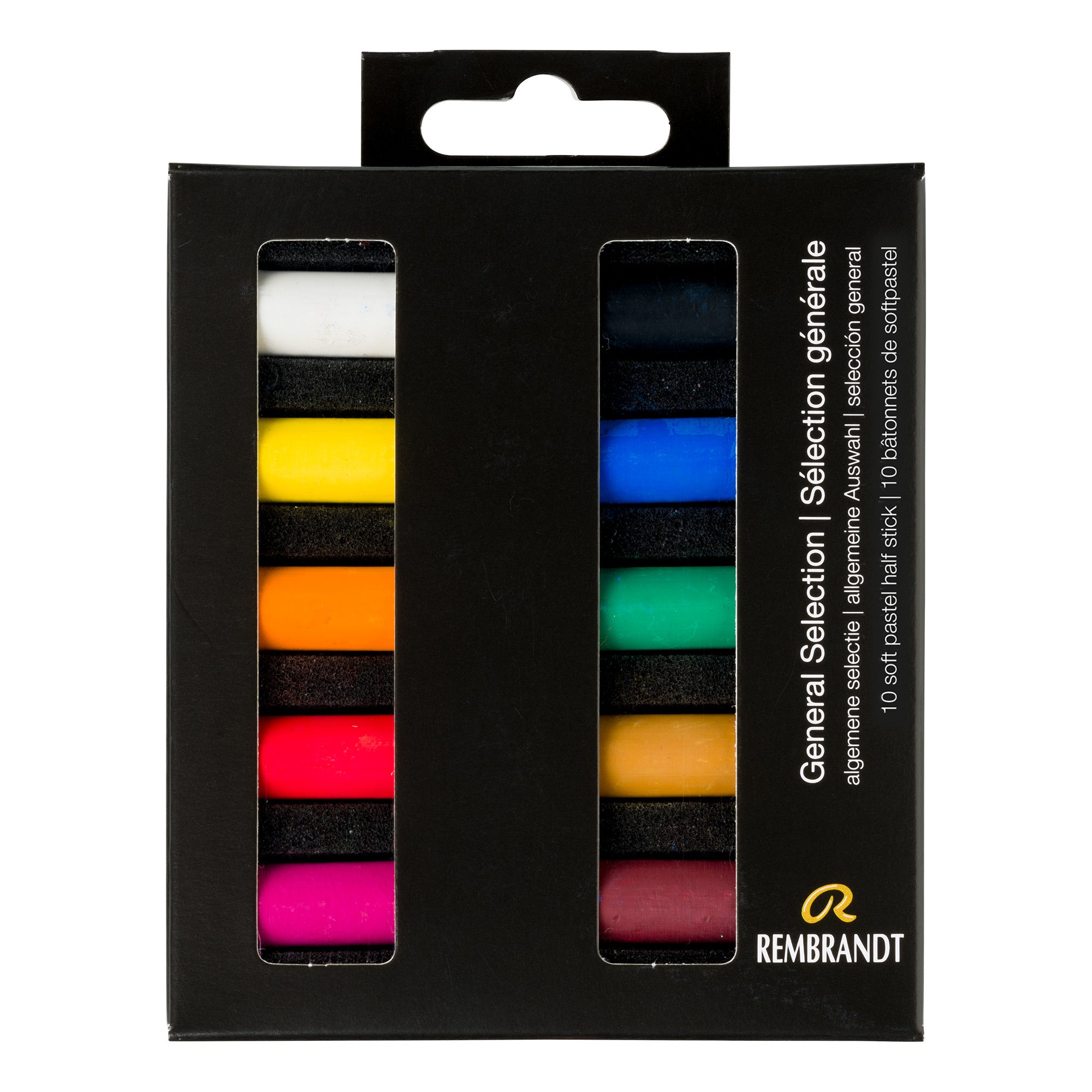 10-Pack Half Stick Soft Pastels in Assorted Colors - Unleash Your Creativity!