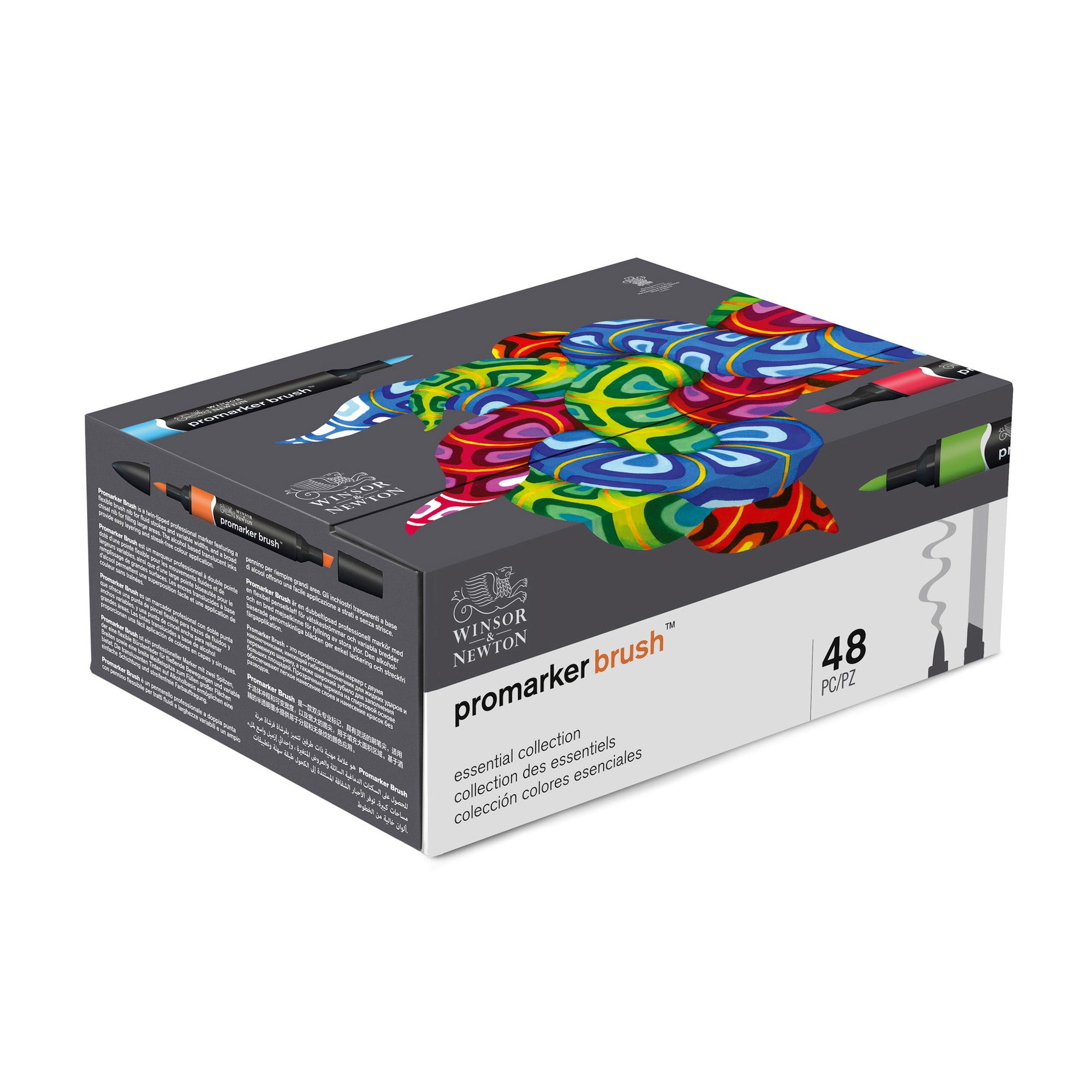 48-Piece Double-Tip Promarker Marker Set - Essential Brush Collection