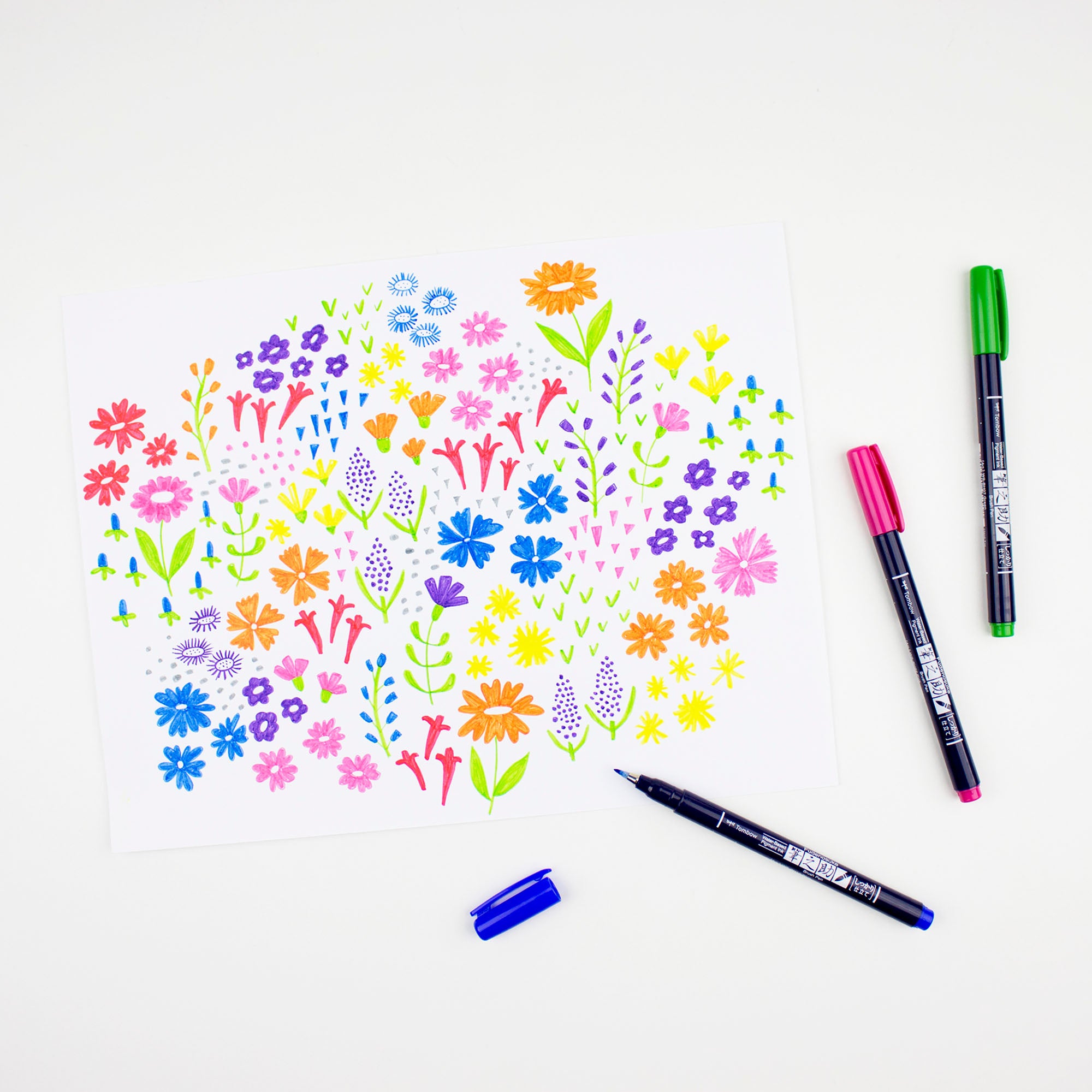 Fudenosuke 10-Pack Brush Pens - Your Gateway to Creative Expression!