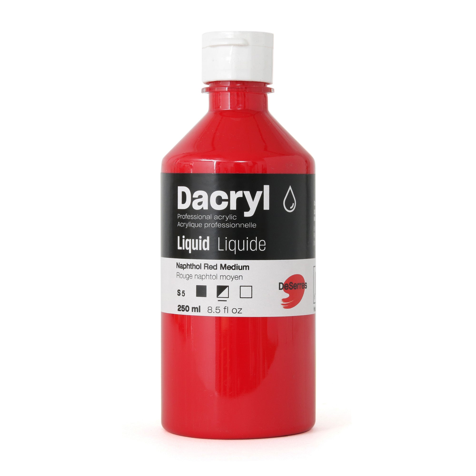 Dacryl Professional Liquid Acrylic: Low Viscosity Titanium White - A Must - Have for Artists!