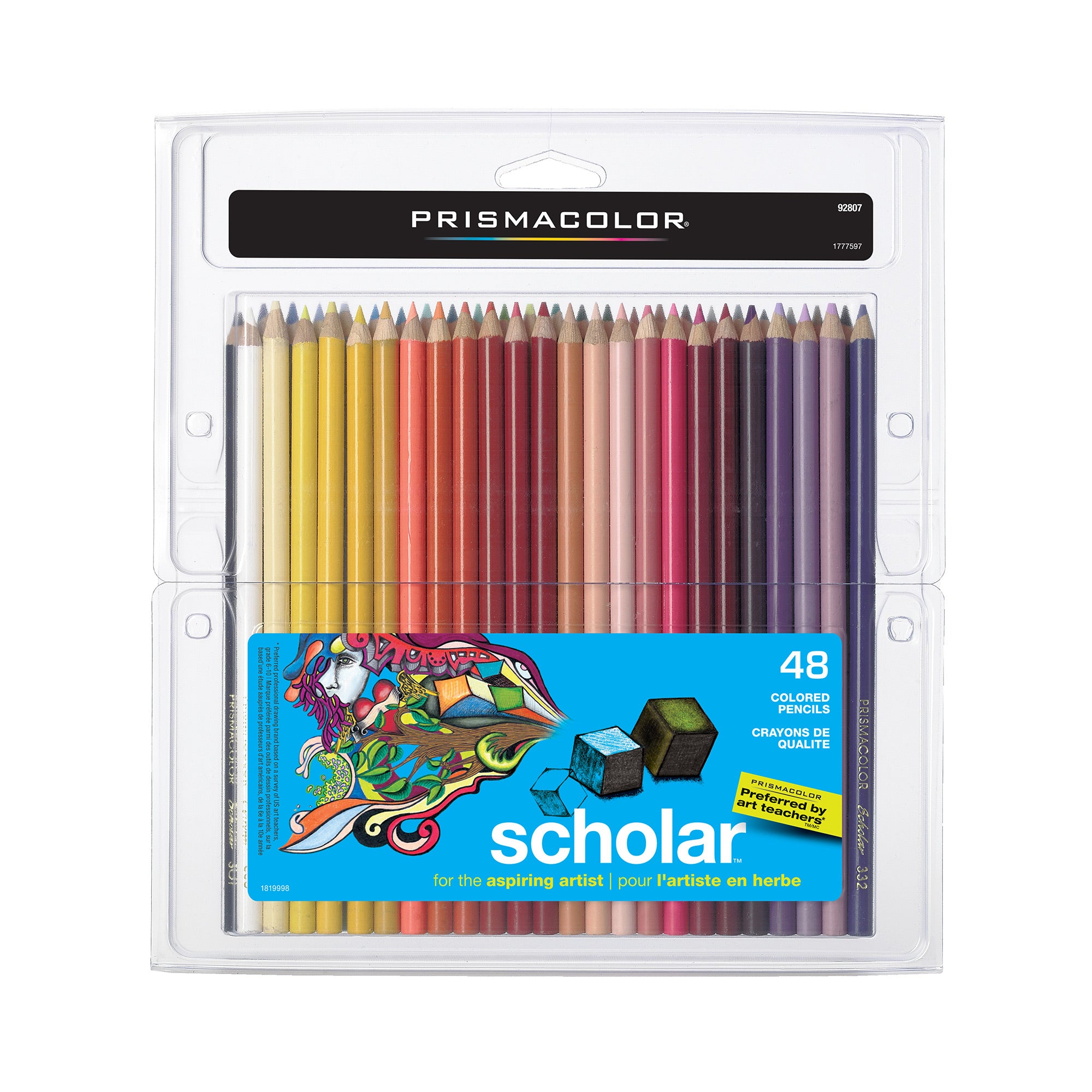 Prismacolor Scholar 48-Piece Assorted Coloured Pencils Set