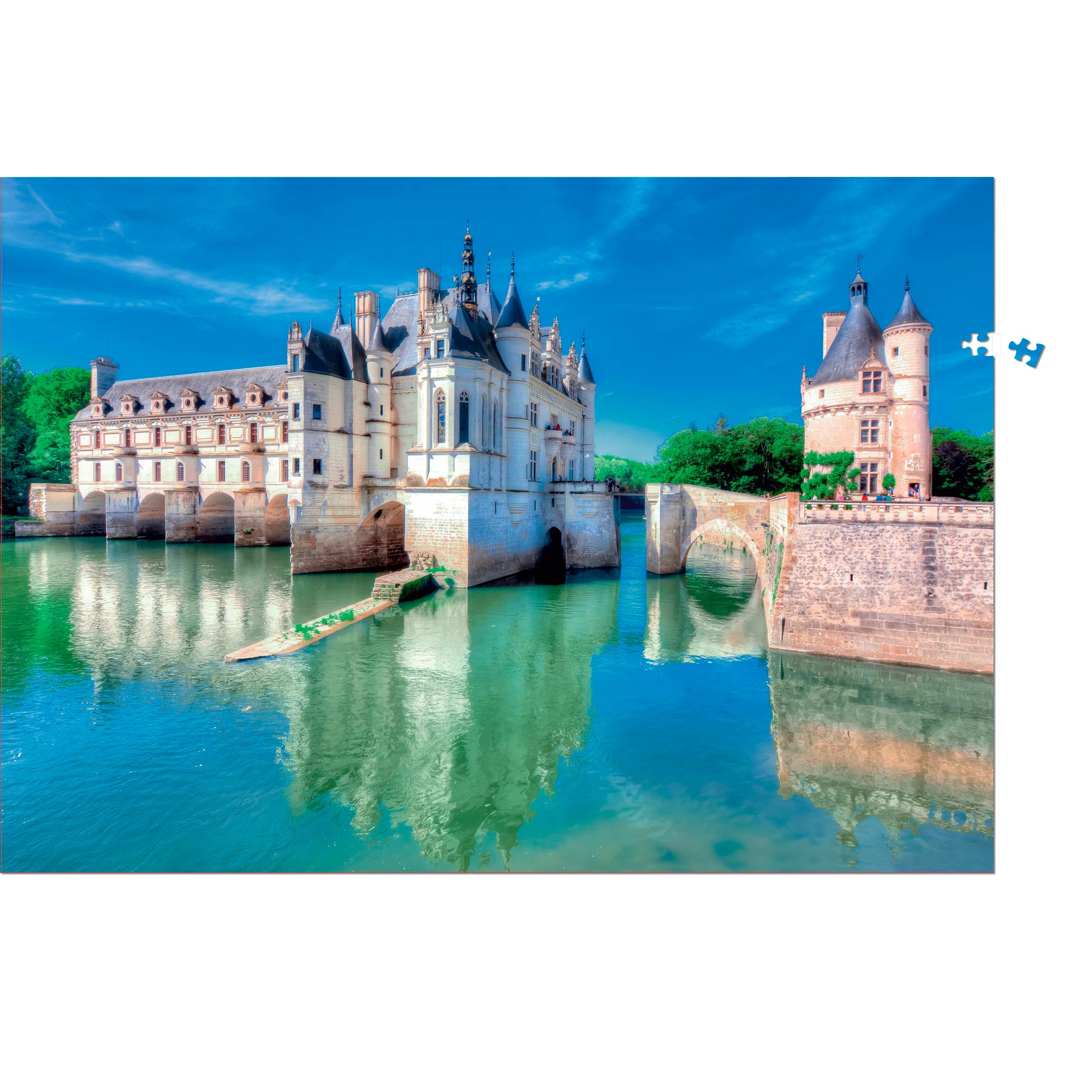 Discover the Magic: 1,000-Piece Chenonceau Castle Puzzle