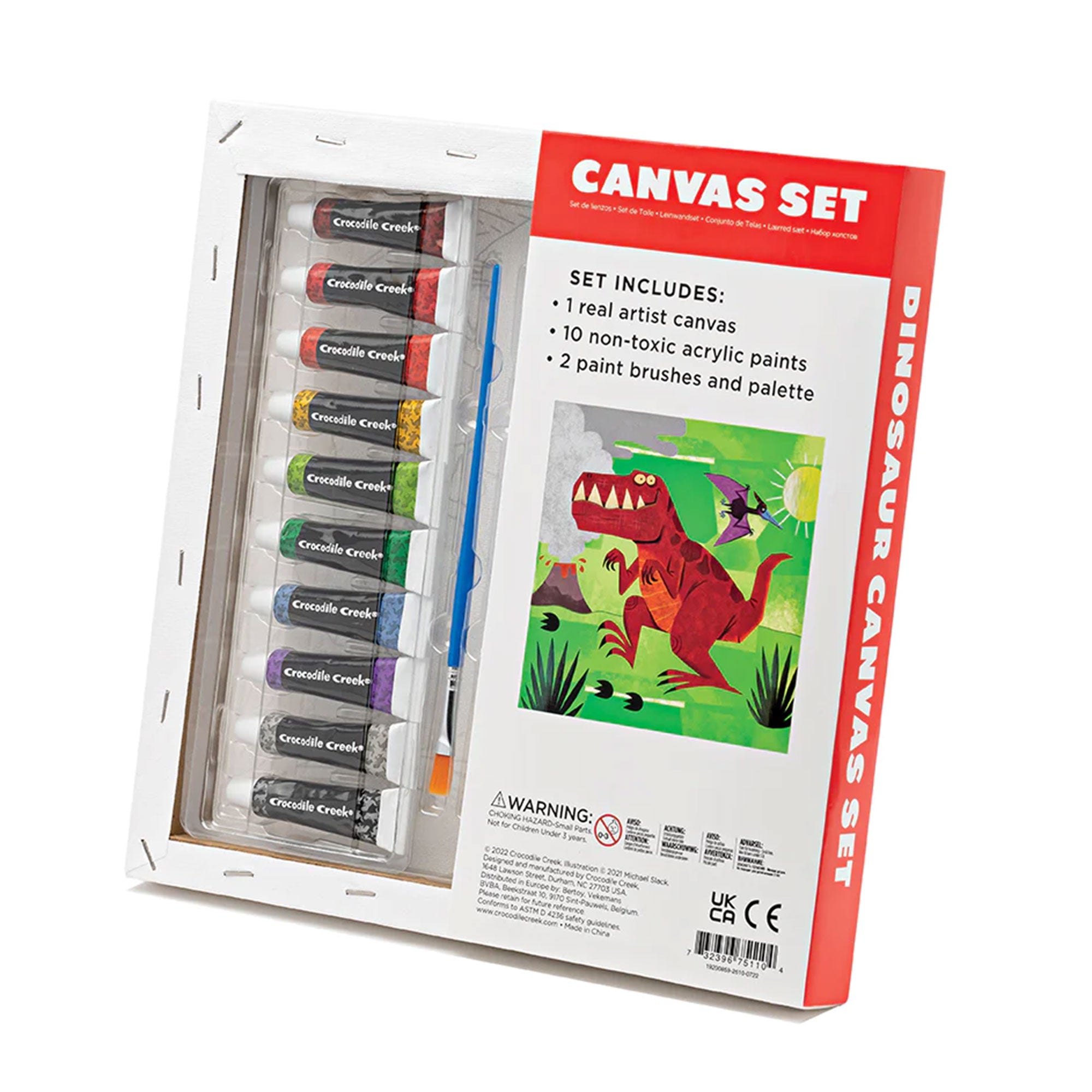 Thrilling Dinosaur Canvas Art Kit