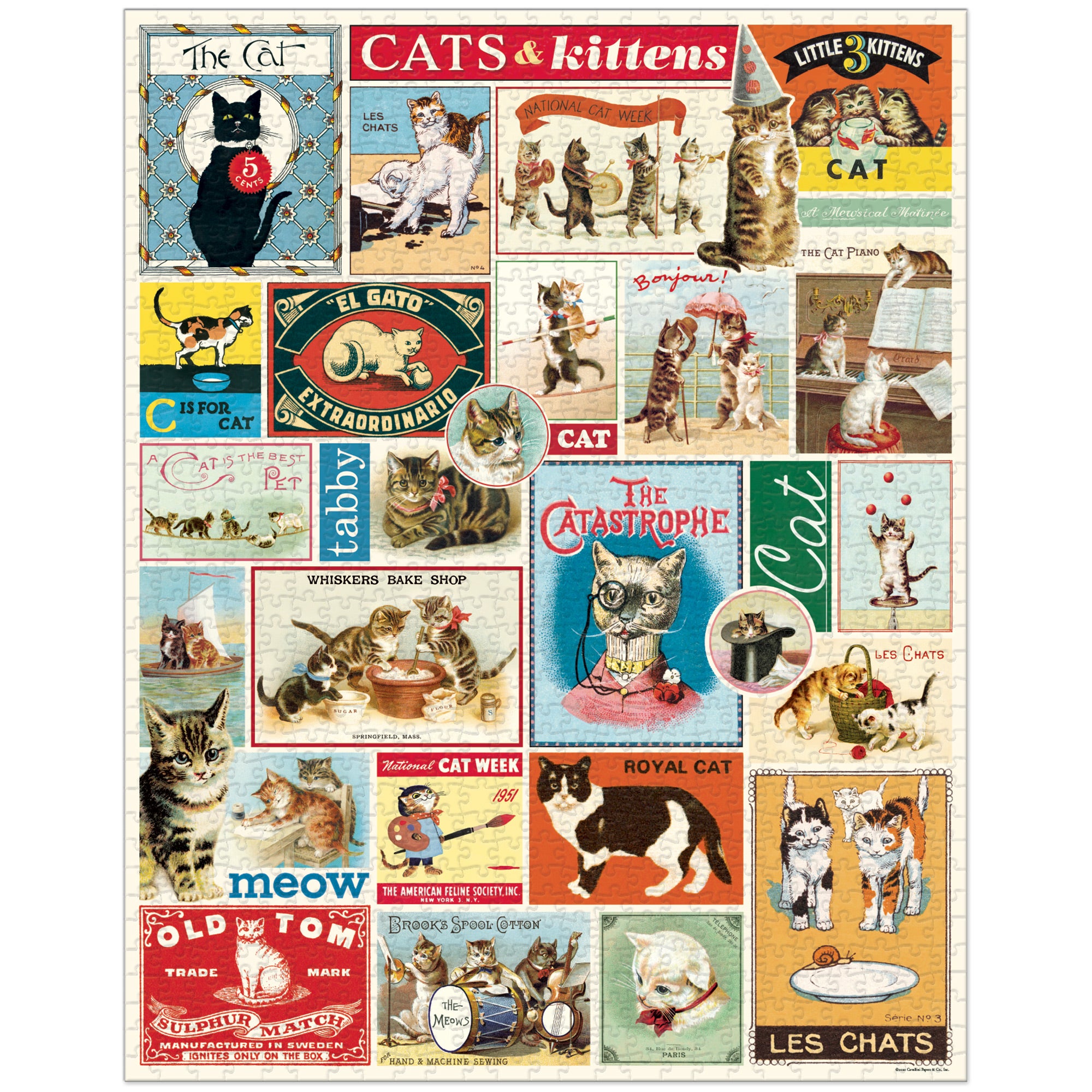 Enchanting 1,000-Piece Cat Puzzle