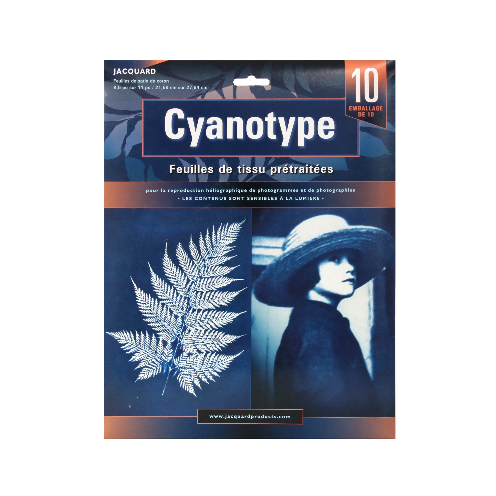 10-Pack French Cyanotype Pretreated Fabric Sheets - Unleash Your Creativity!