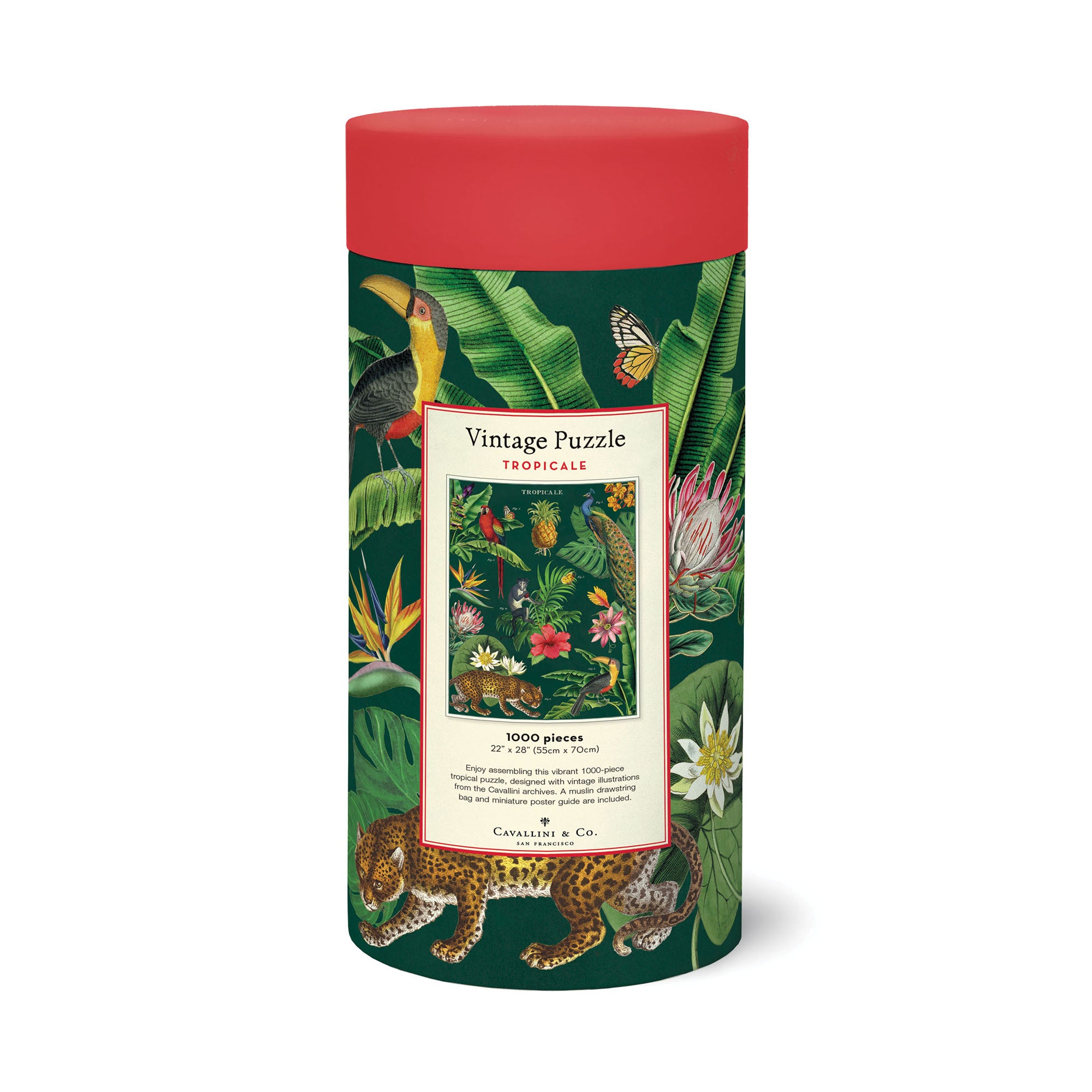 1000-Piece Tropical Vintage Puzzle: A Nostalgic Adventure!