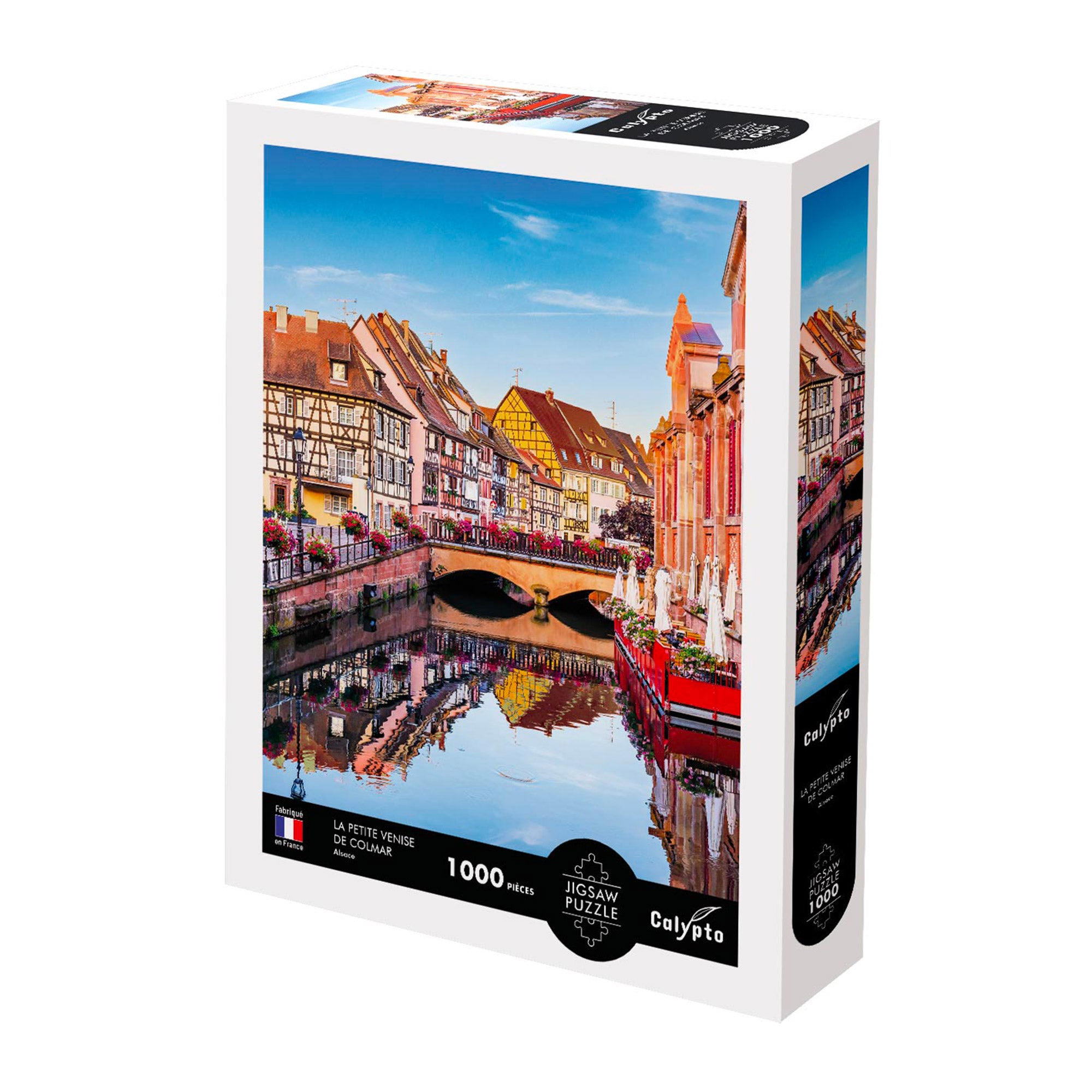 1000-Piece Colmar's Little Venice Puzzle - A Captivating Landscape Adventure
