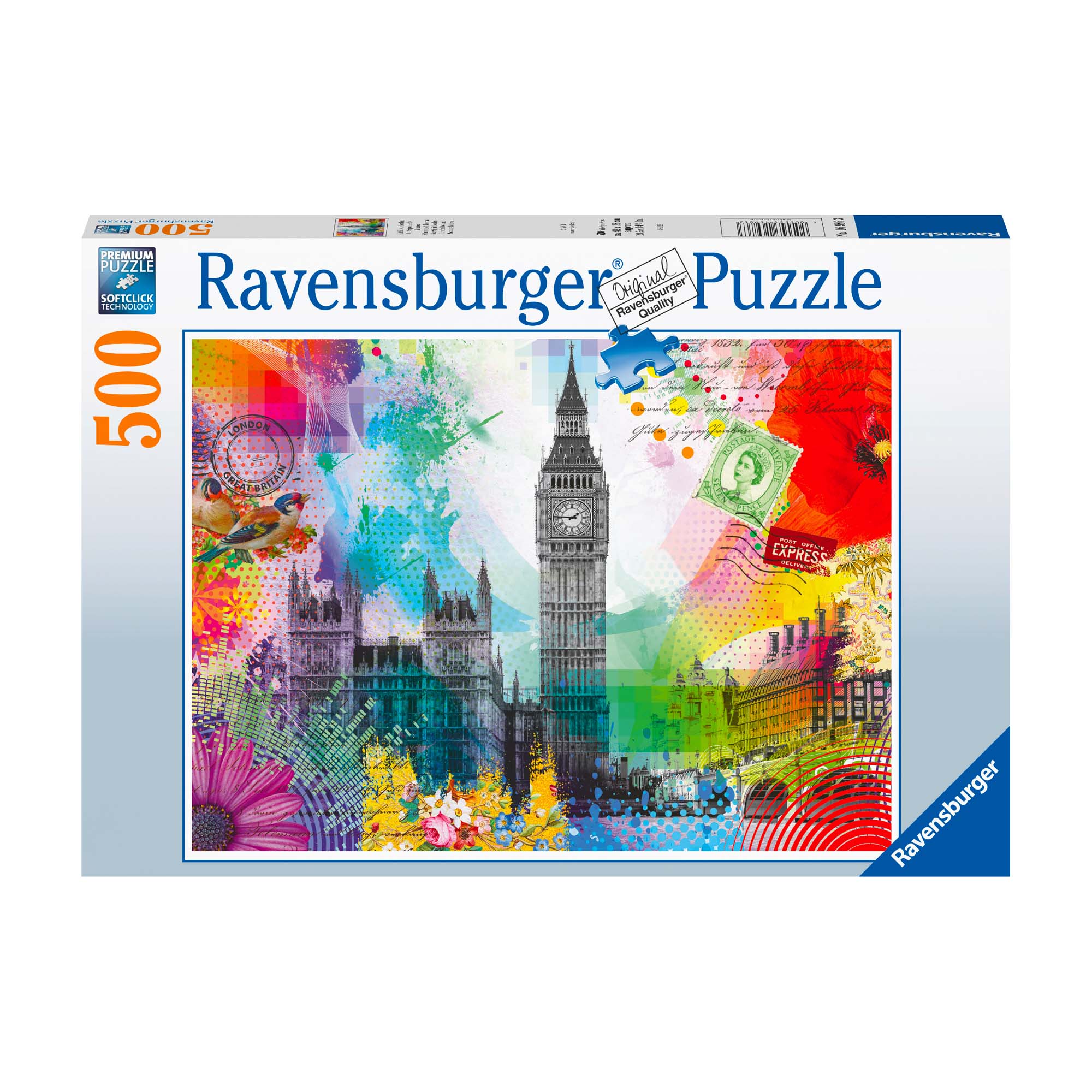 Ravensburger 500-Piece London Postcard Puzzle - Unleash Your Puzzle Passion!