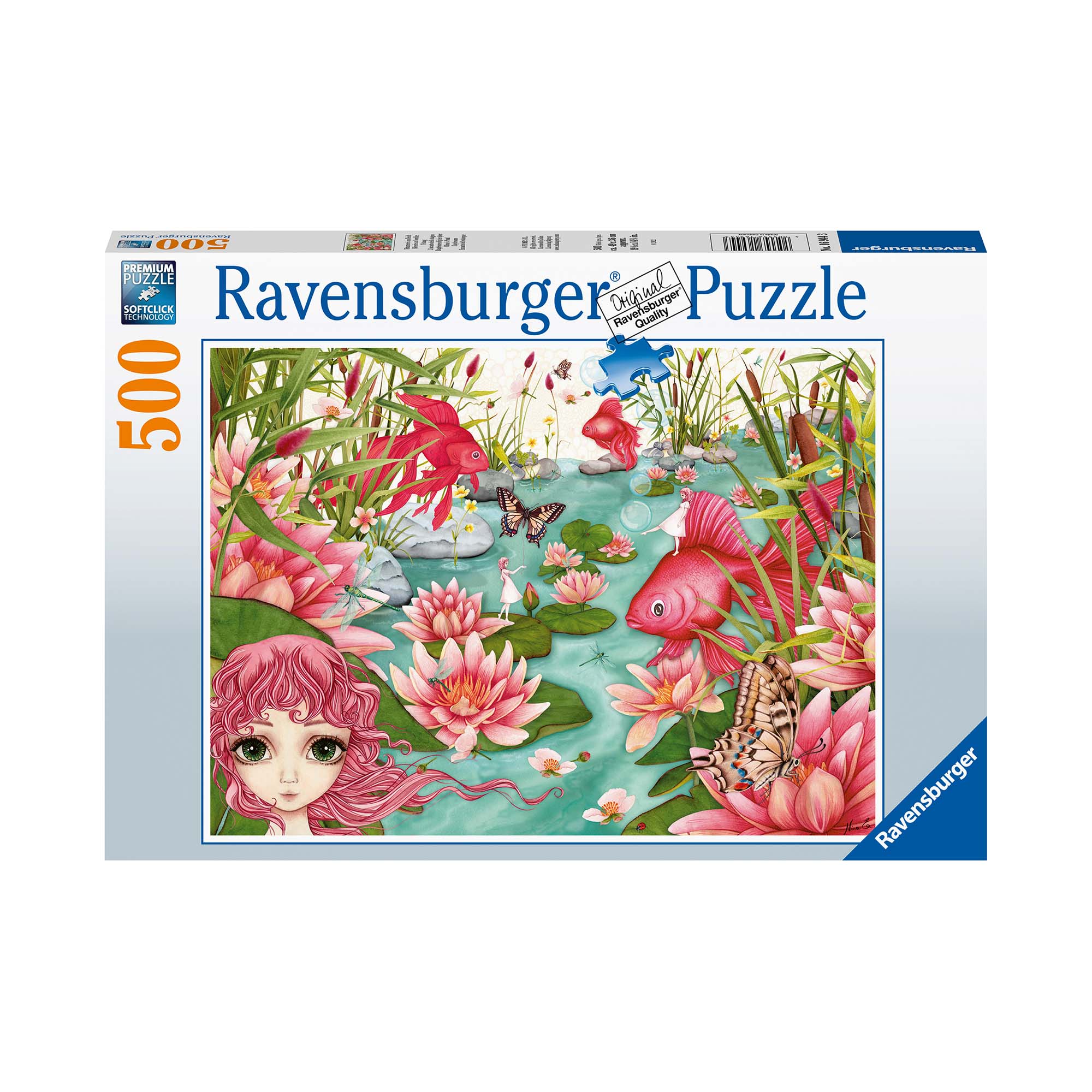 500-Piece Minu's Pond Daydreams Puzzle - Relaxing Family Fun!