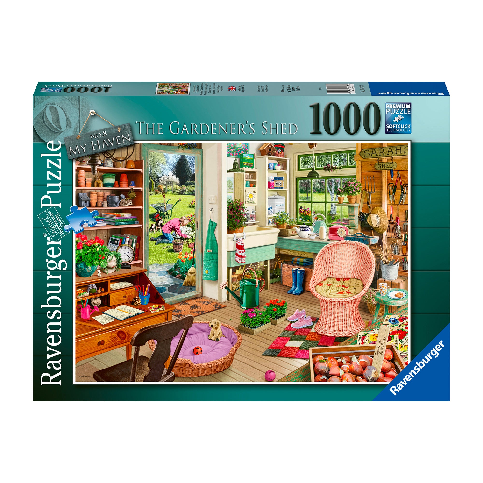 Ravensburger 1,000-Piece Garden Shed Puzzle - Relaxing Family Fun!