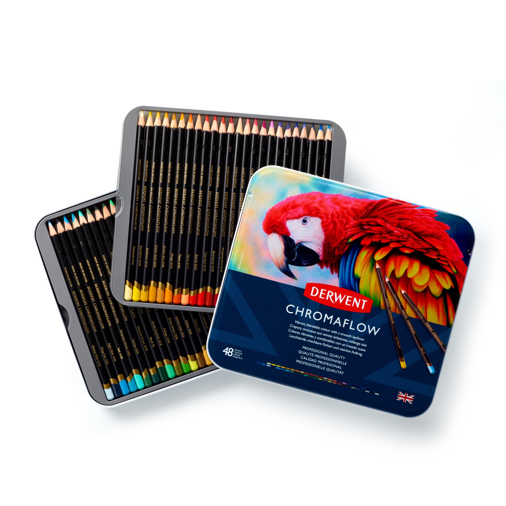 48-Piece Derwent Chromaflow Pencil Set - Unleash Your Creativity!