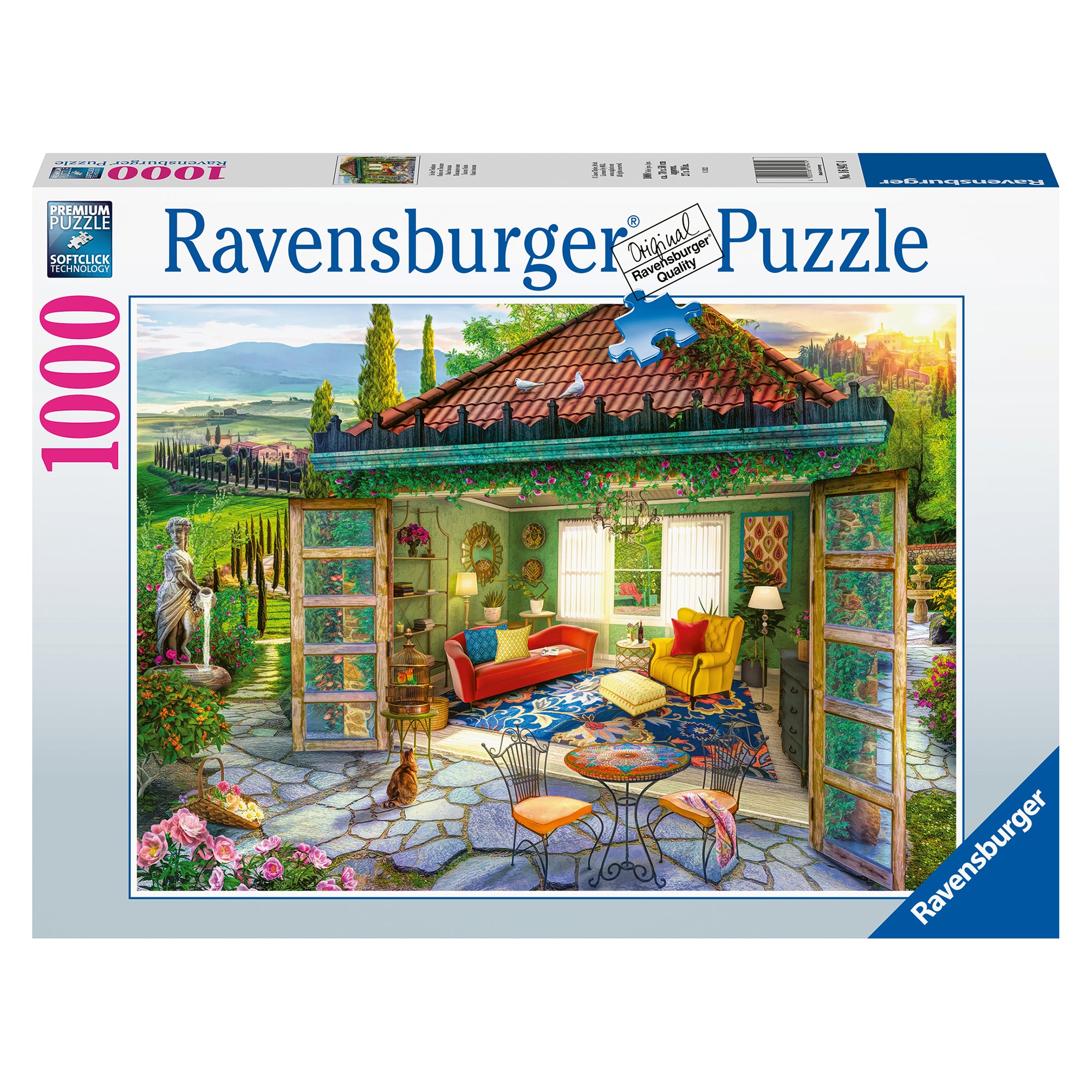Tuscan Oasis 1,000-Piece Puzzle: A Relaxing Escape