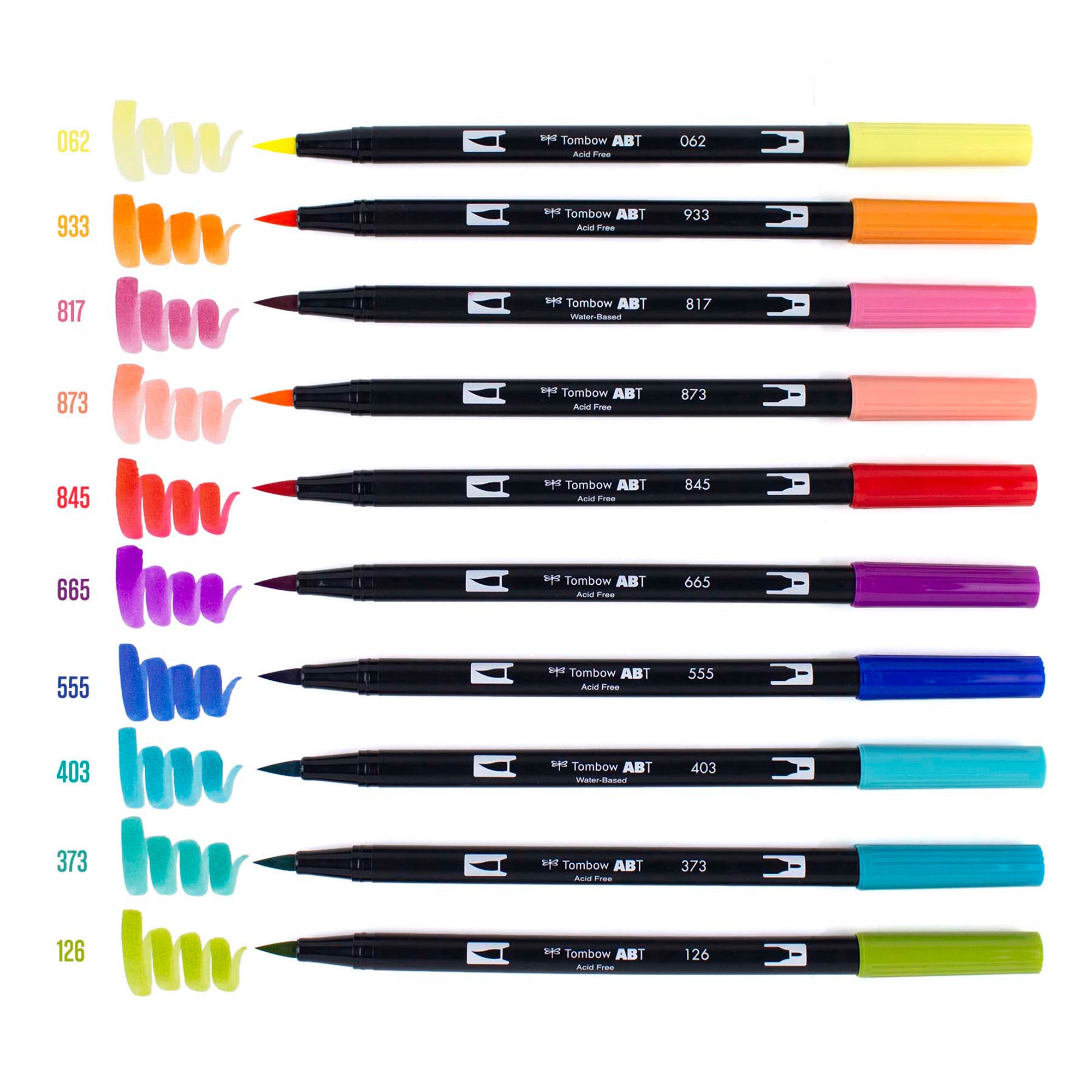 Tombow Retro 10-Pack Dual Brush Pens - Unleash Your Creativity!