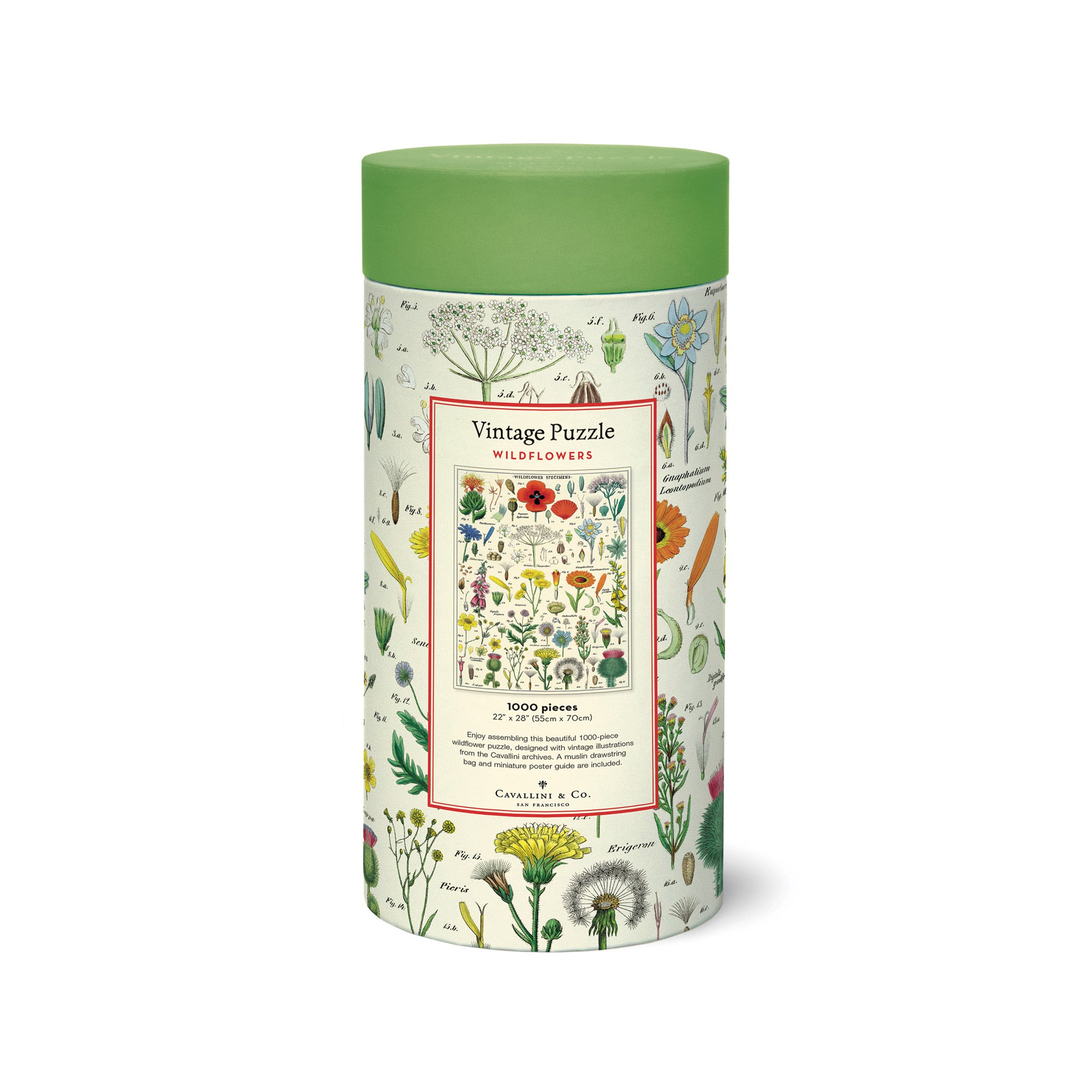 Enchanting 1,000-Piece Wildflowers Puzzle