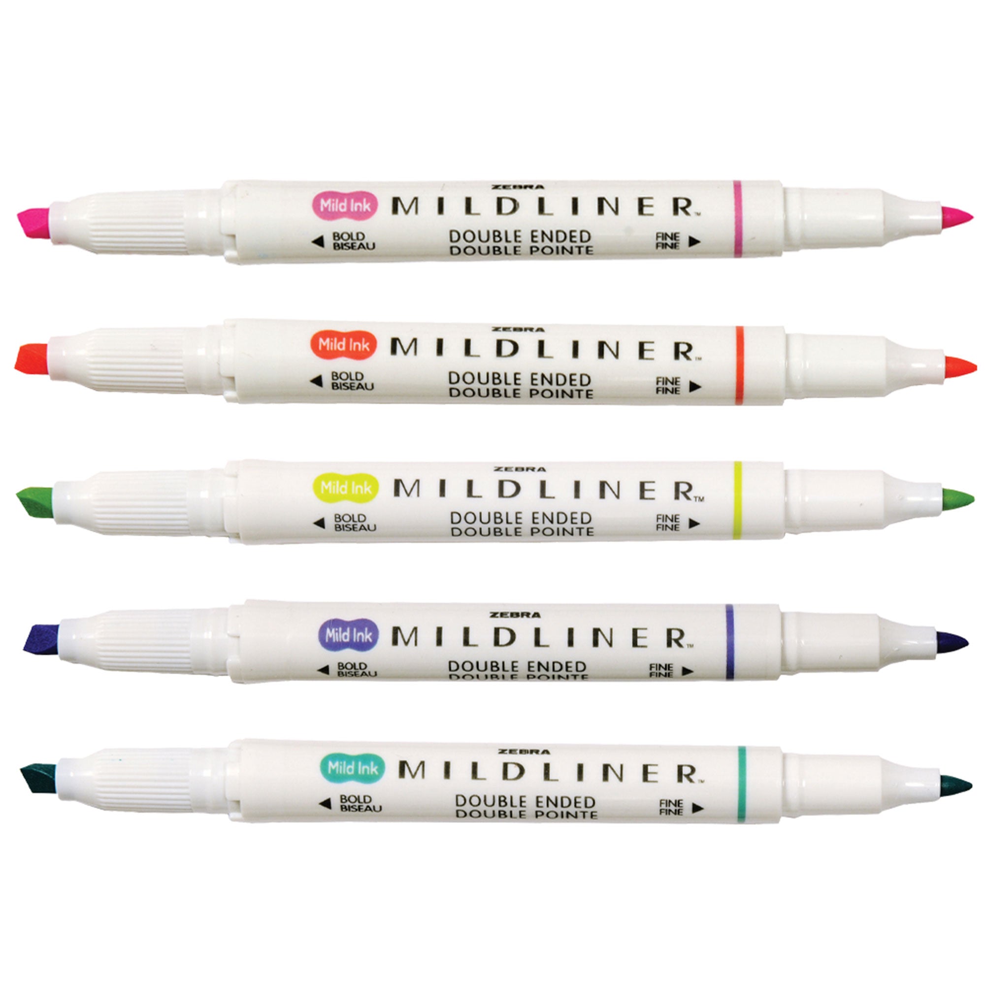 5-Pack Mildliner Creative Markers - Refresh: Unleash Your Creativity!