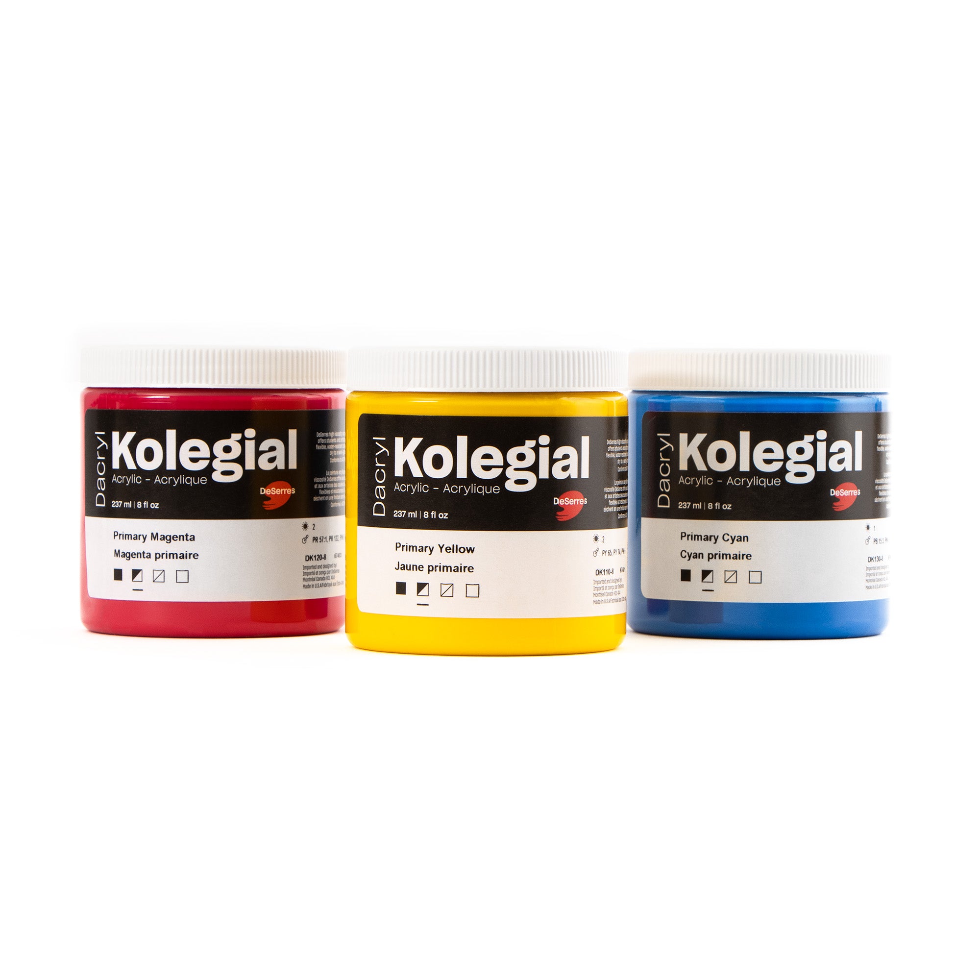 Dacryl Kolegial Acrylic: High - Viscosity Primary Cyan - A Stunning Painting Choice
