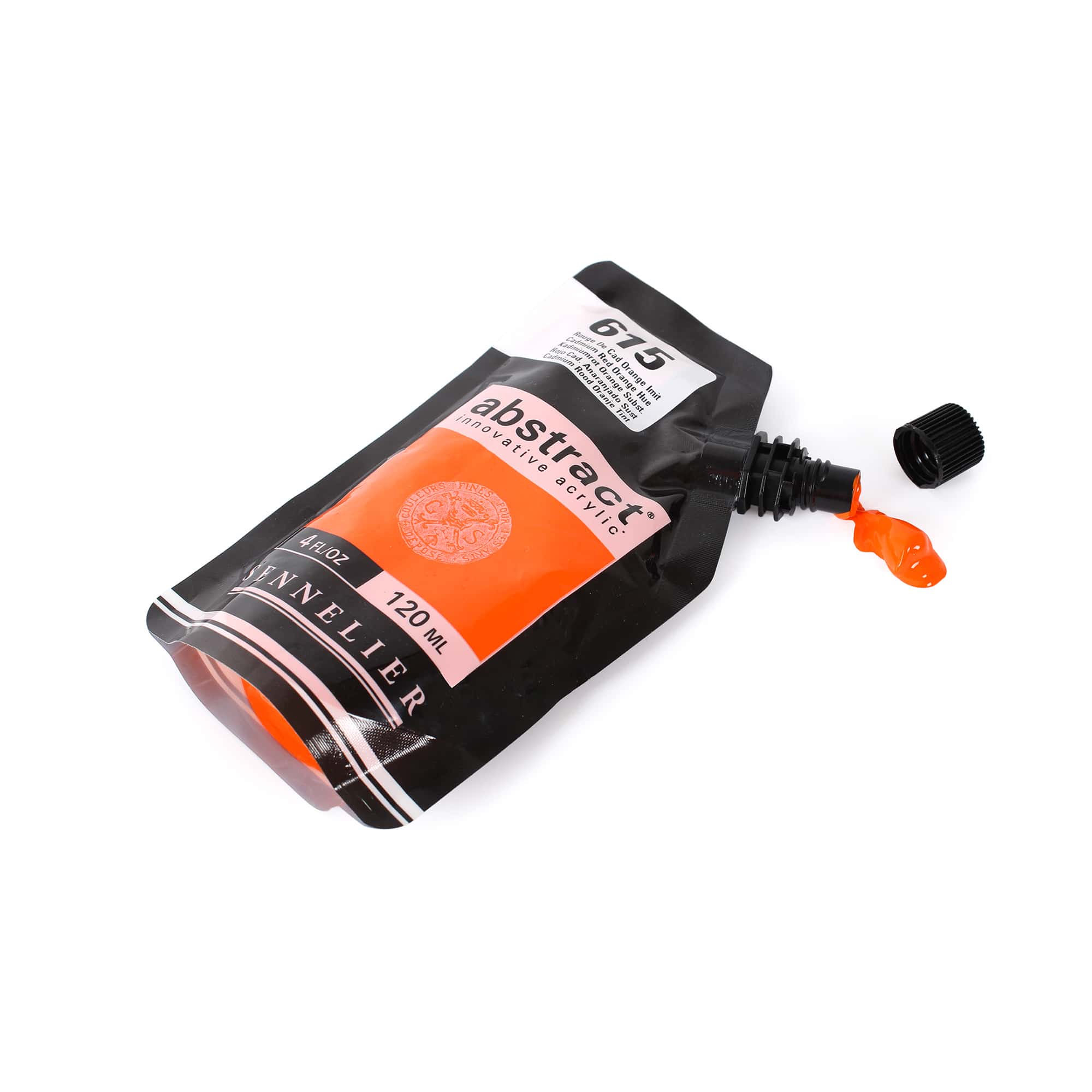 Stunning Abstract Acrylic Paint - High Viscosity Caput Mortuum!