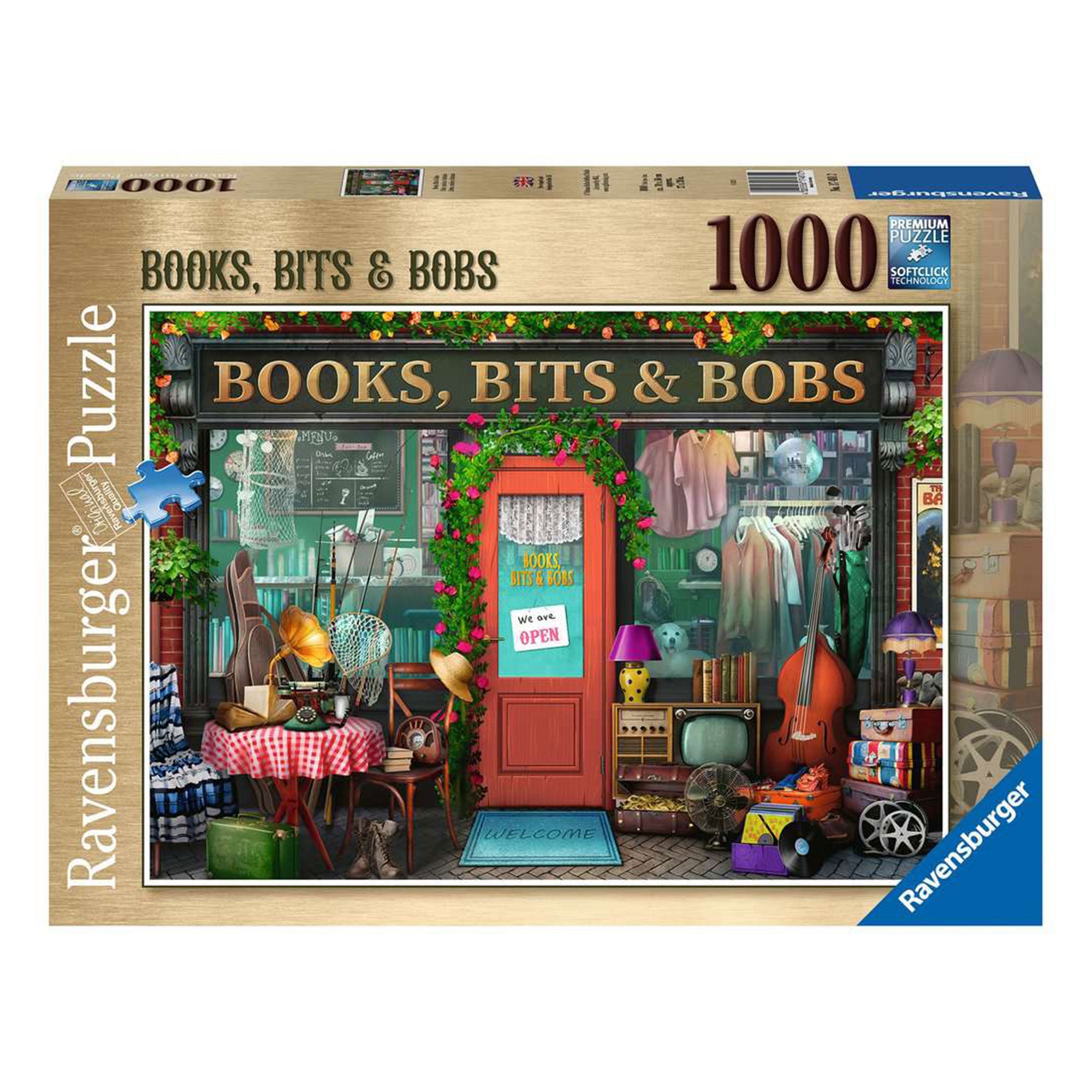 Enchanting 1,000-Piece 'Books, Bits & Bobs' Puzzle
