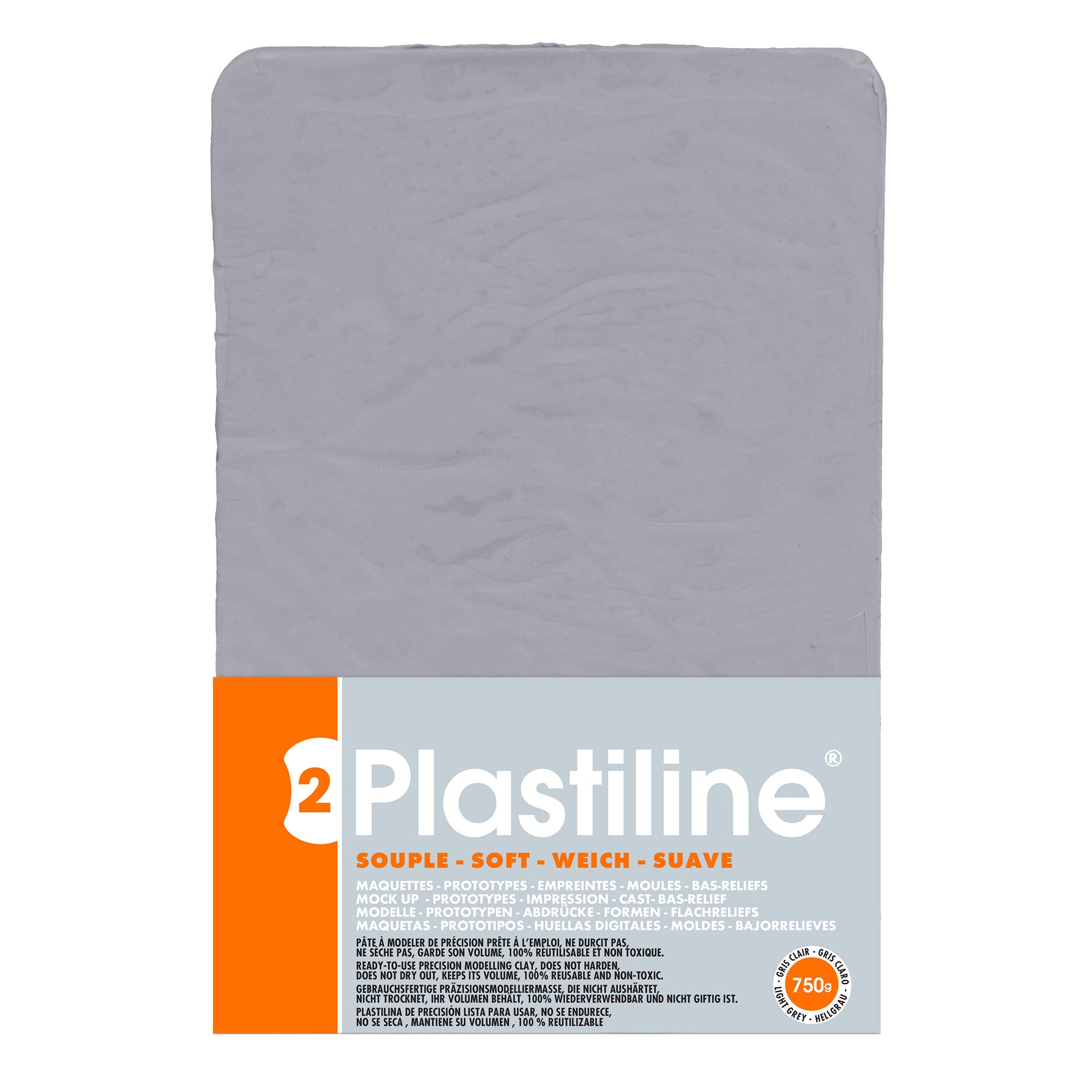 50 Hardness Plastiline - Stunning Light Grey