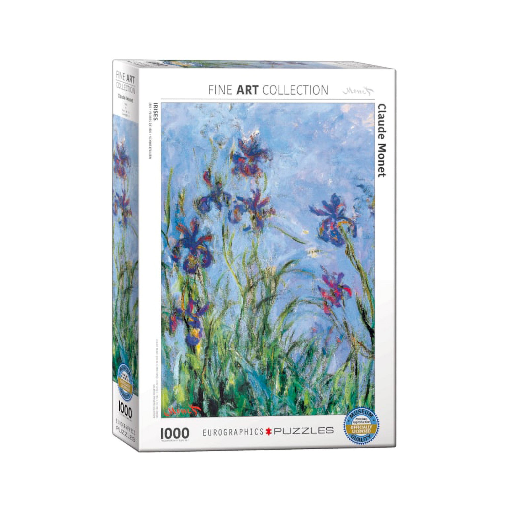 1,000-Piece Irises Puzzle - Unleash Your Inner Artist!