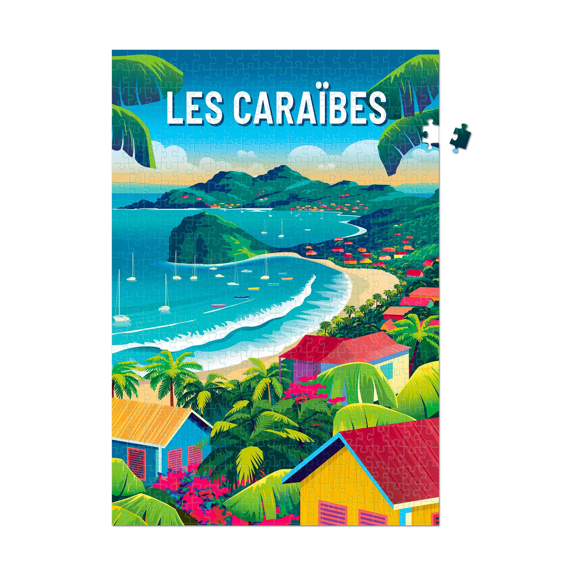 Calypto 500-Piece Caribbean Puzzle: A Tropical Adventure!