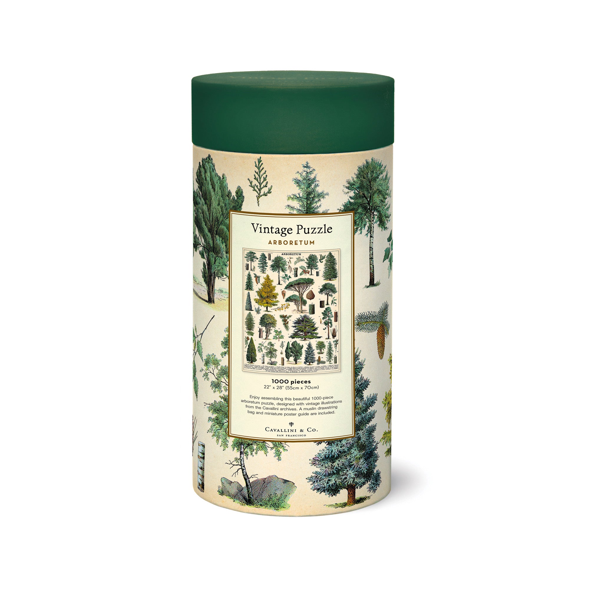 1,000-Piece Arboretum Puzzle - A Vintage Delight