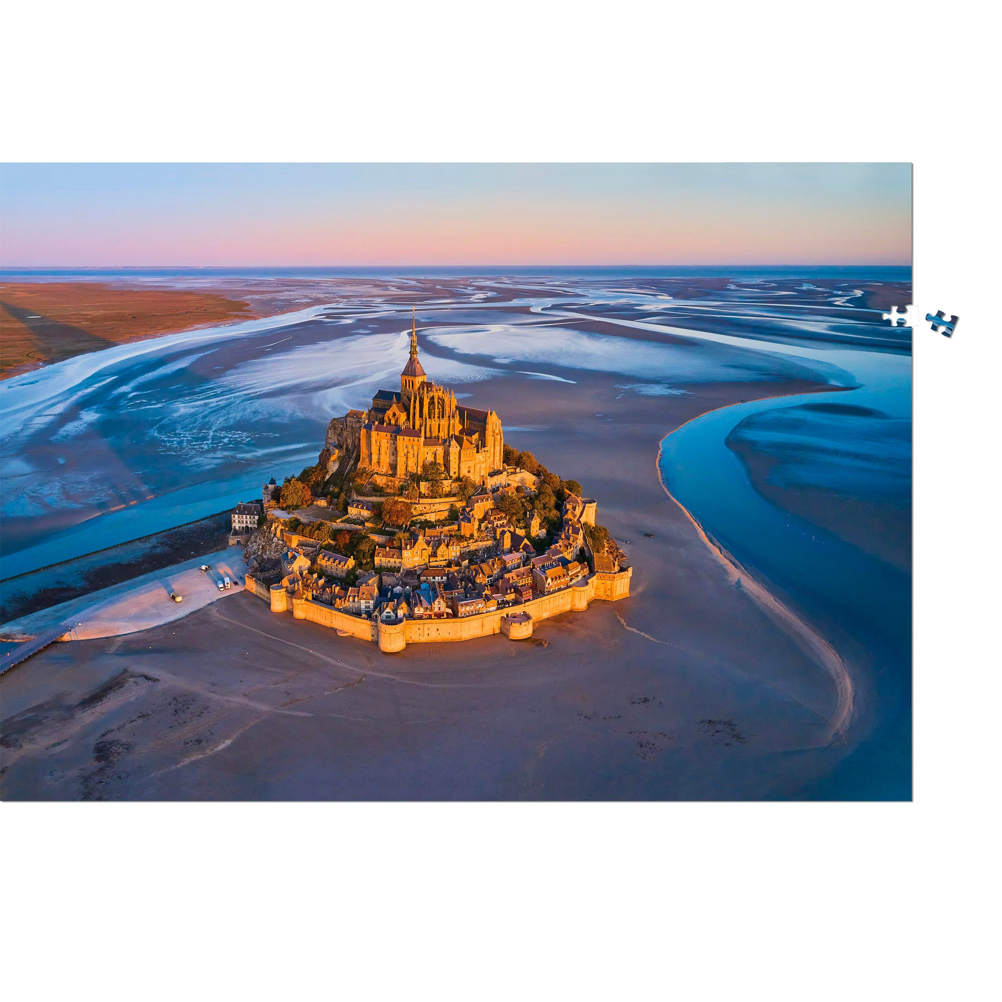 Discover Mont-Saint-Michel: 1,000-Piece Puzzle Adventure