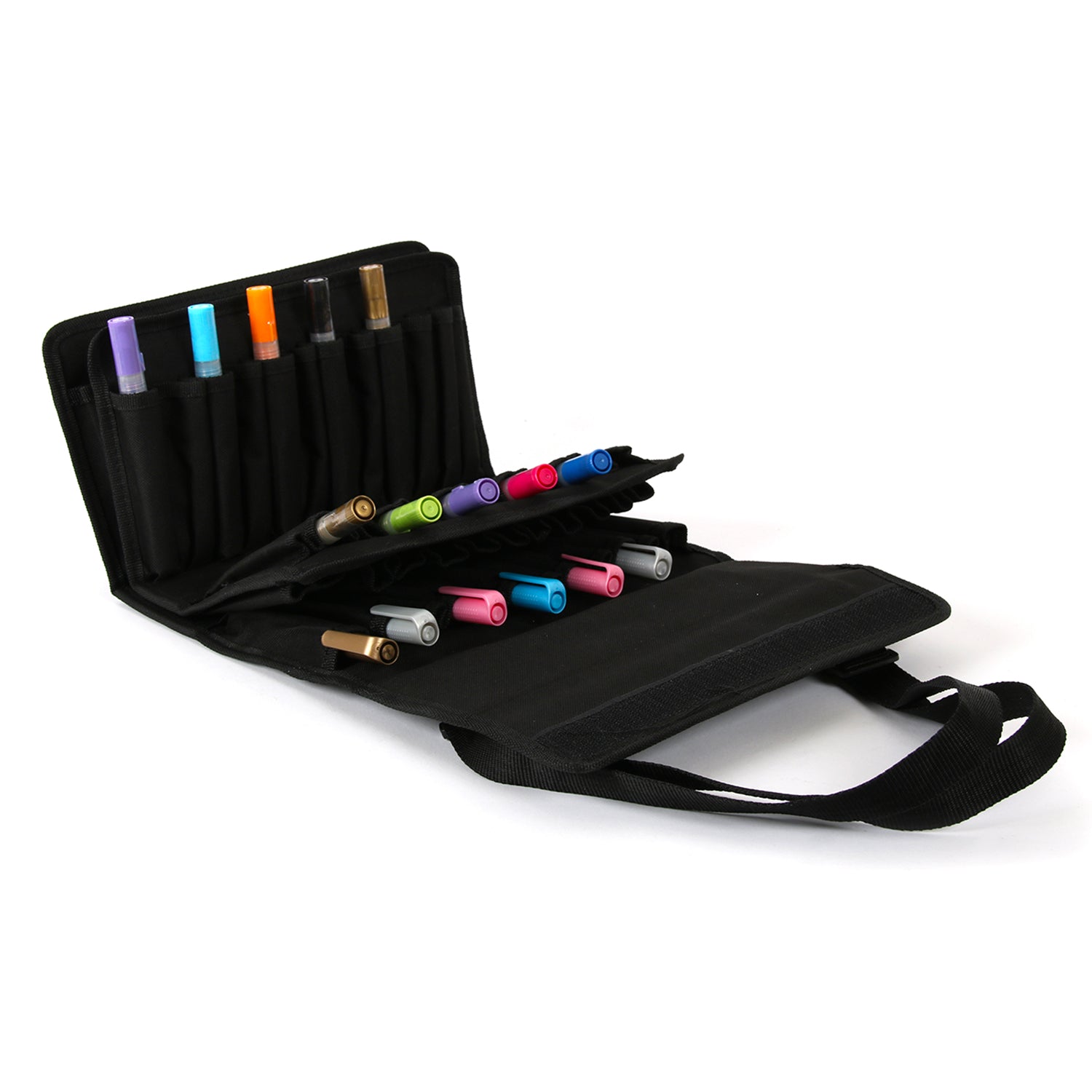 Stylish 72-Marker Case with Convenient Handle