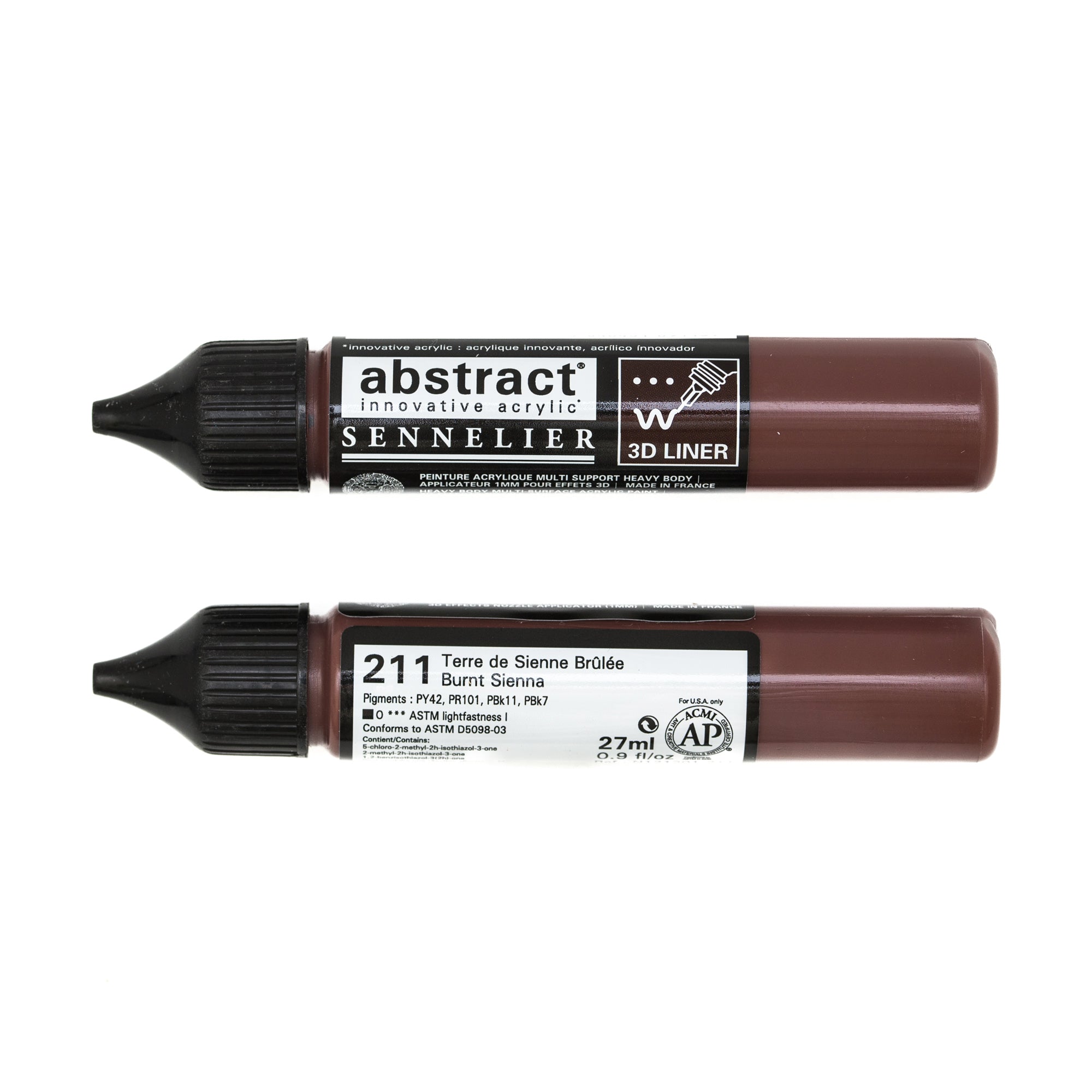 Gorgeous Abstract Liner Acrylic Marker in Stunning Bright Yellow Green
