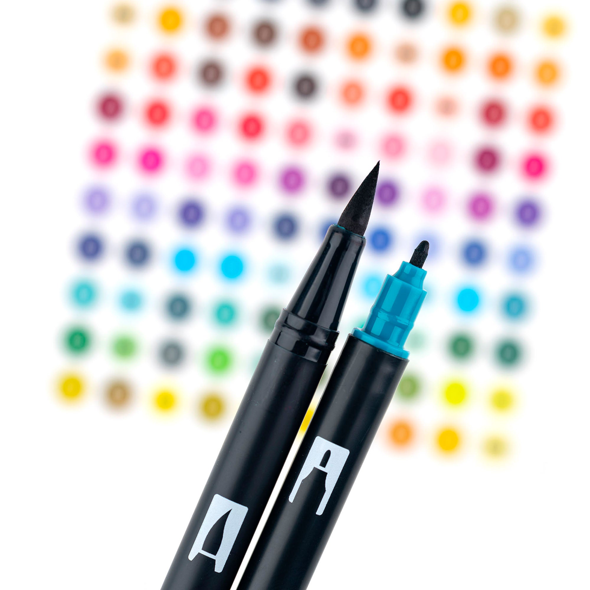 10-Pack Tropical Dual Brush Pens - Unleash Your Creativity!