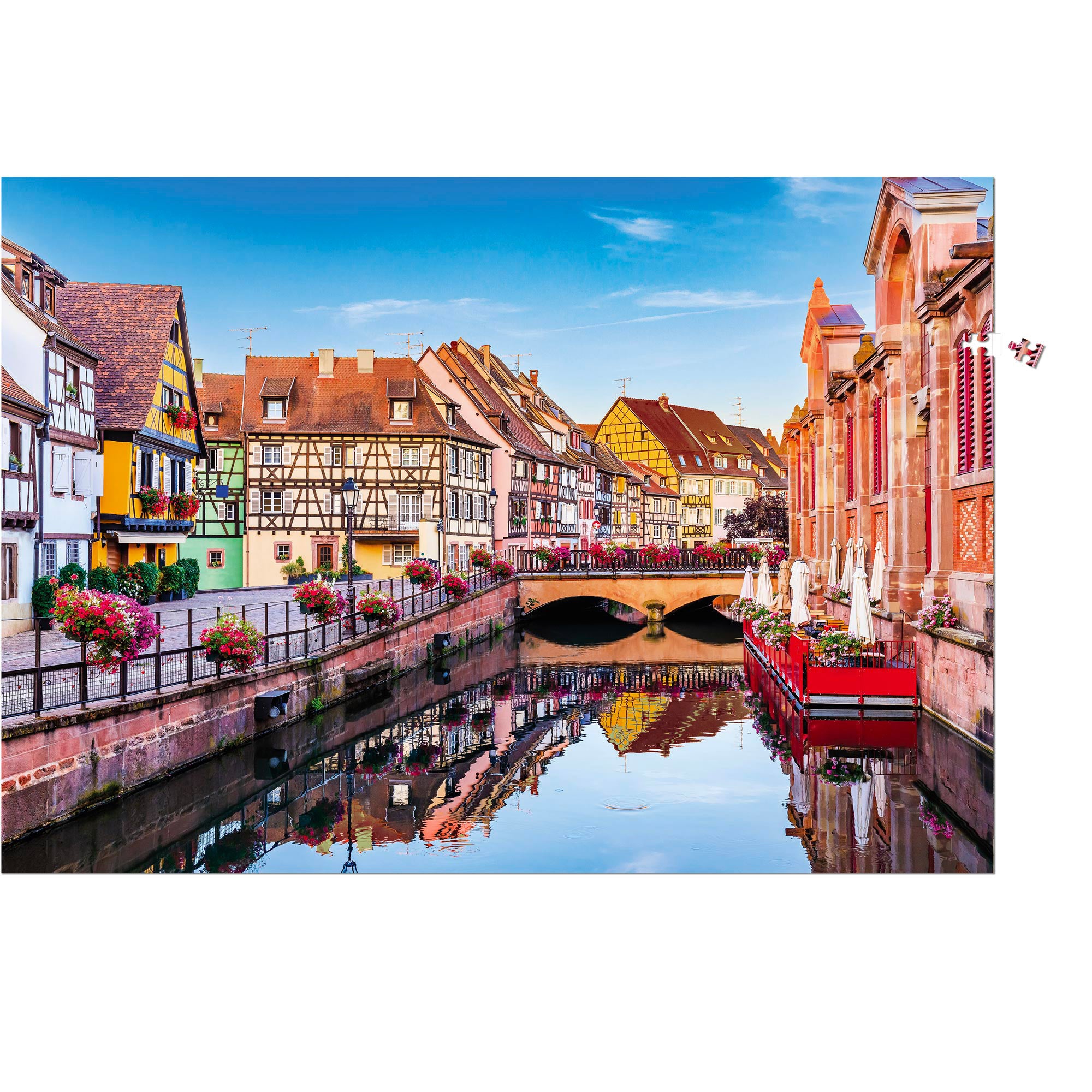 1000-Piece Colmar's Little Venice Puzzle - A Captivating Landscape Adventure