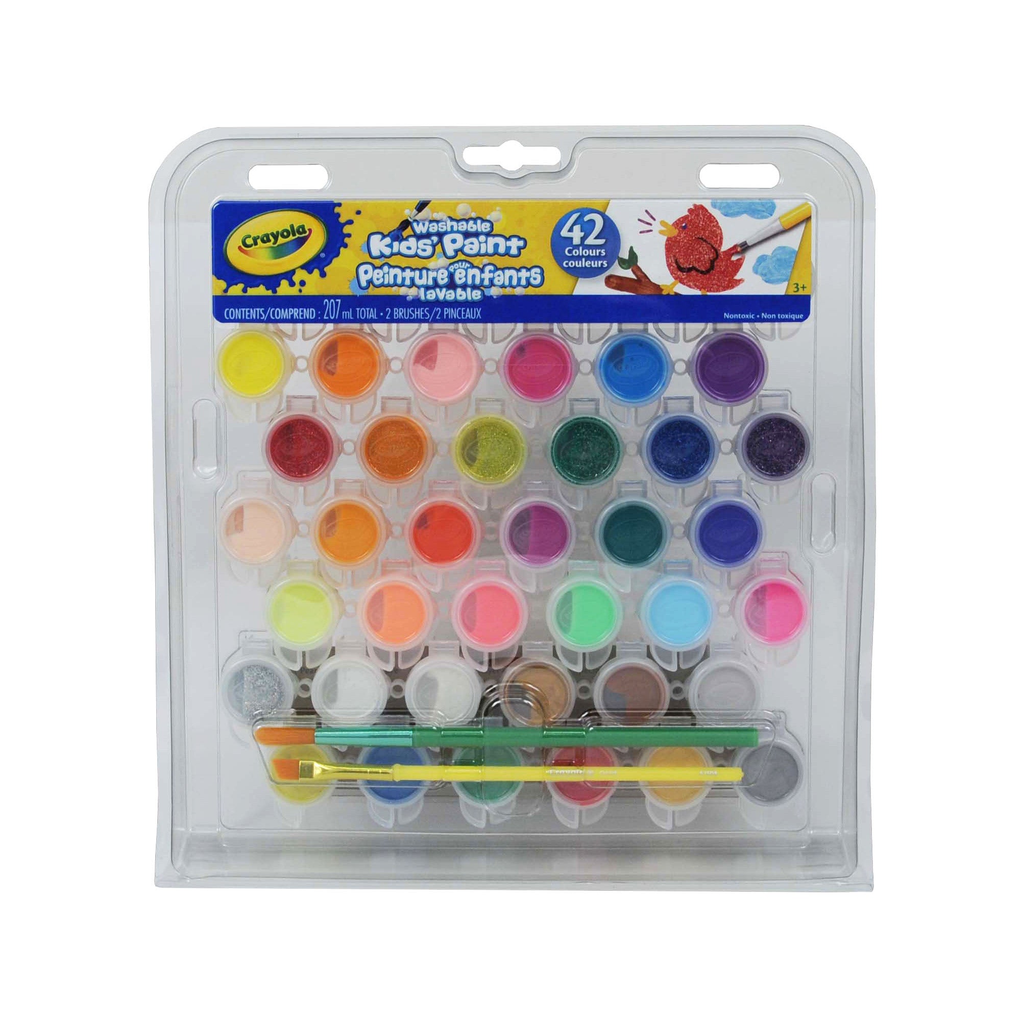 Amazing 42-Colour Washable Kids' Paint Set - Unleash Creativity!