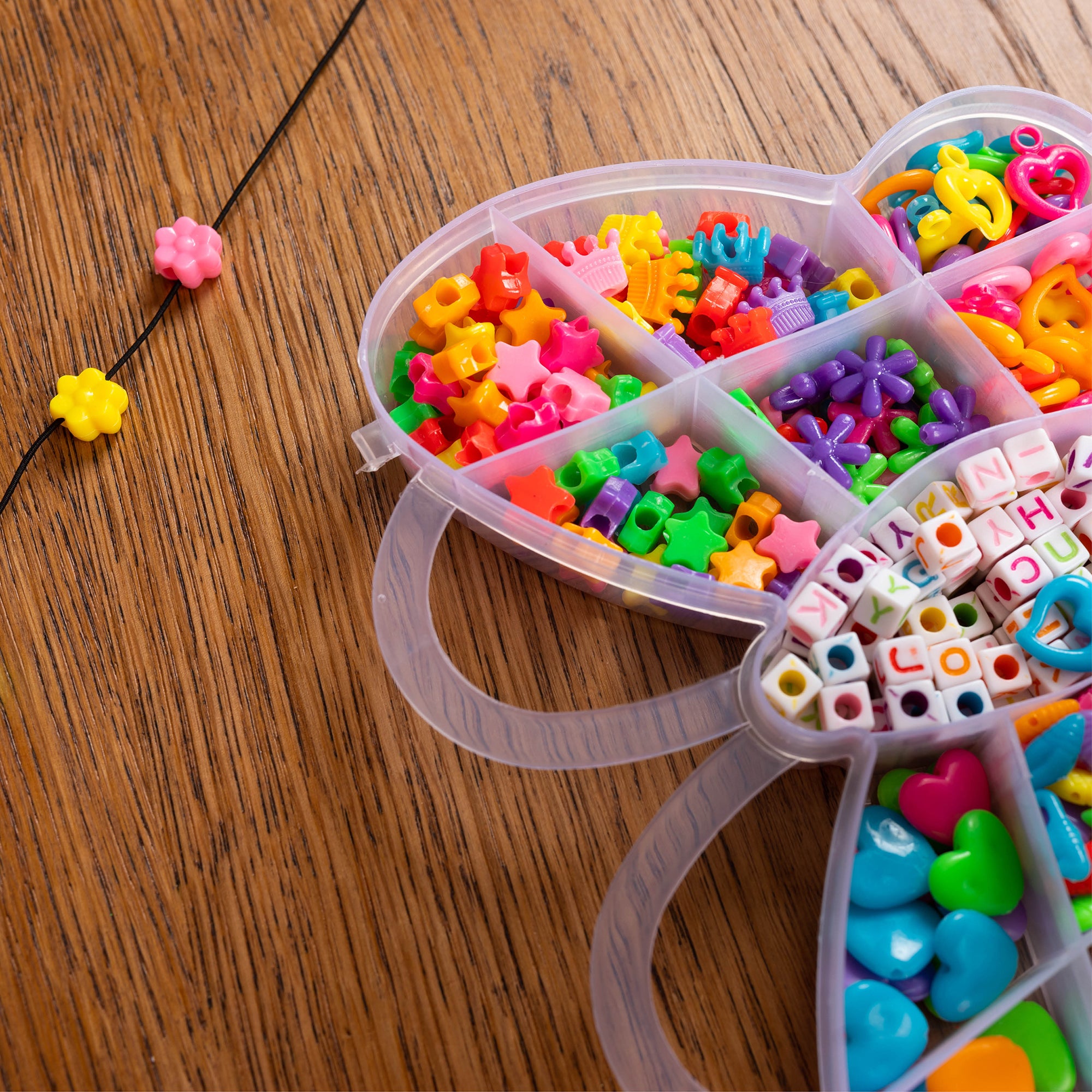 400-Piece Assorted Color Bead Set - Unleash Creativity!