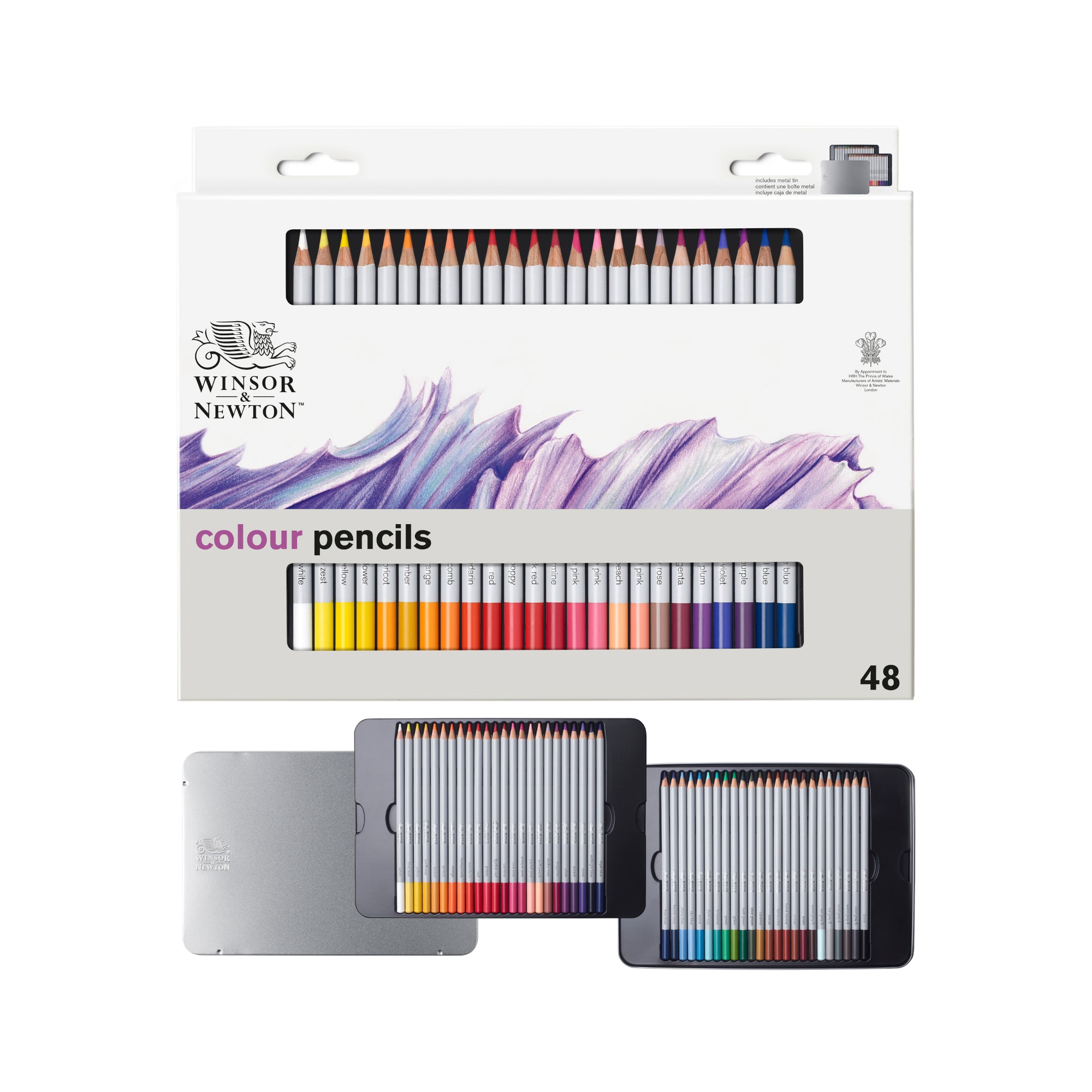 48-Piece Coloured Pencil Studio Collection: Unleash Your Creativity!