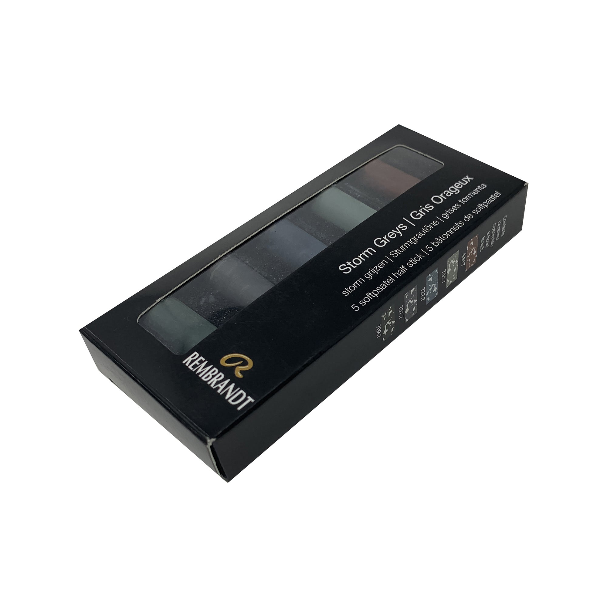 Irresistible 5-Pack Half Stick Soft Pastels in Storm Grey